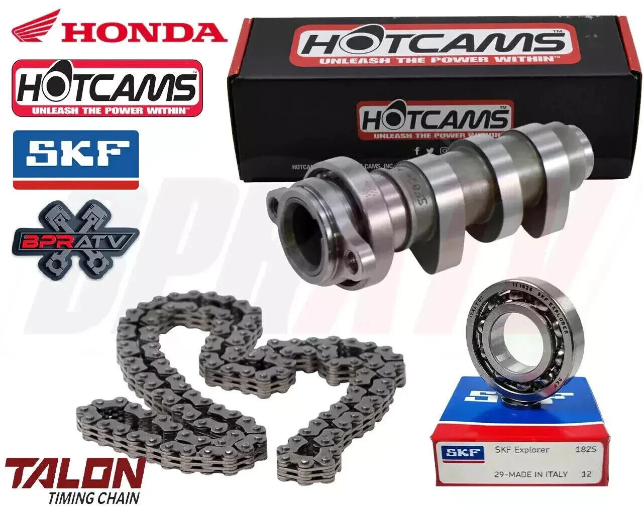 Hot Cams Stage 2 Camshaft + Timing Chain Kit+ Bearing '06-07 TRX450R 450ER Honda - Image 2