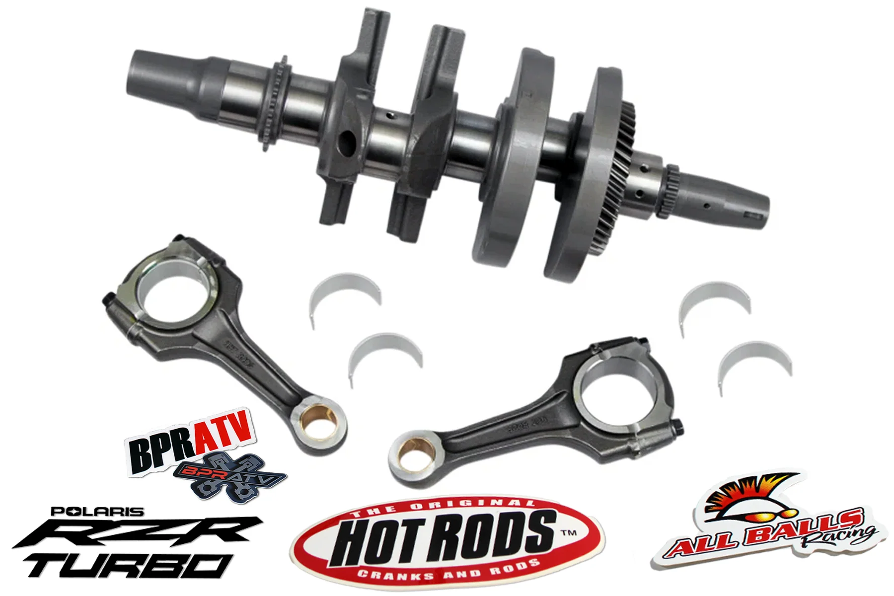Hot Rods Crankshaft Kit RZR Turbo Bearing Seal Polaris RZR Turbo S Velocity 2021 - Image 6