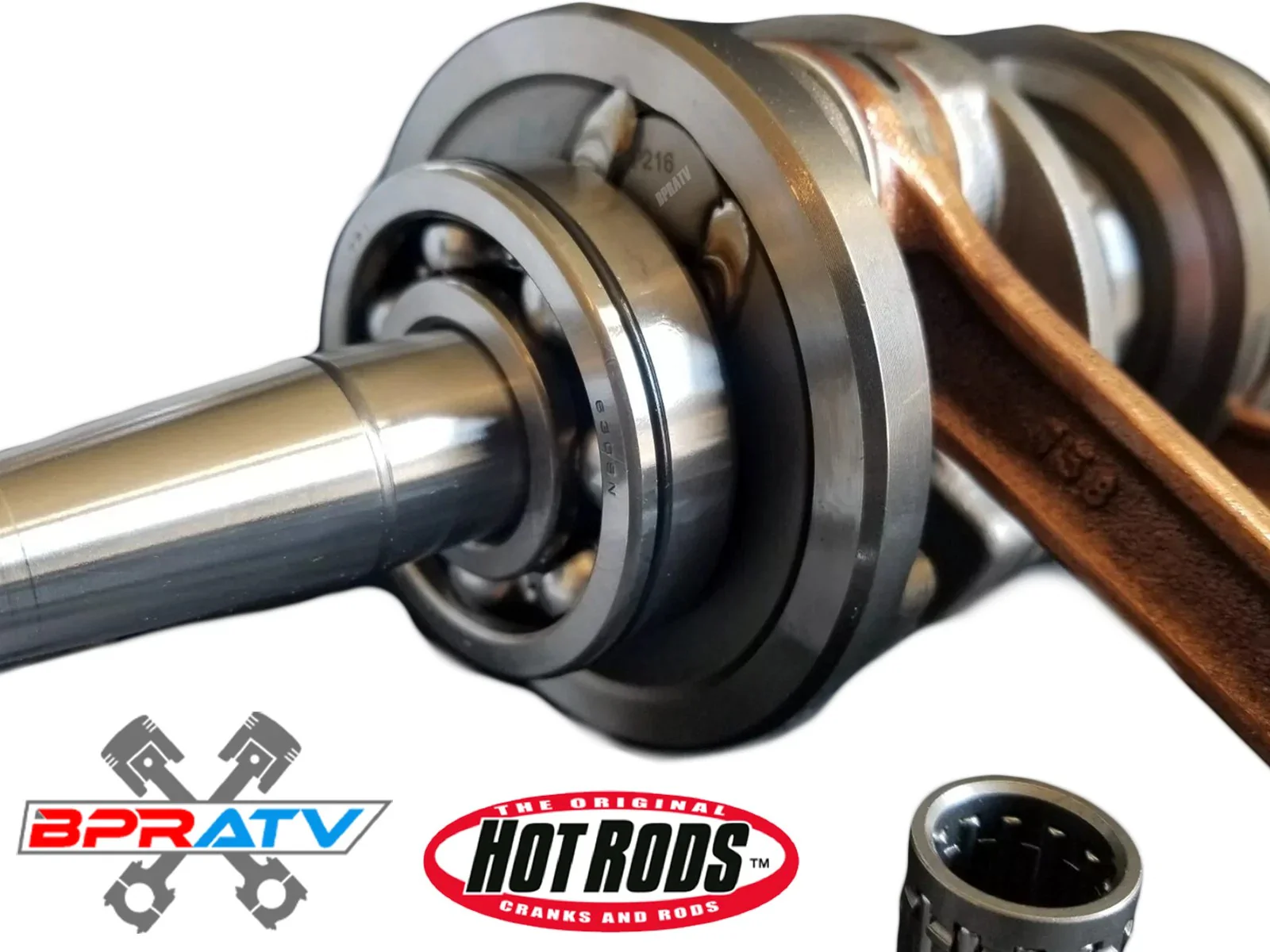 Yamaha Banshee +4mm Stroker Crankshaft 115mm Rods Hot Rods 4111 Trued & Welded🔥 - Image 2