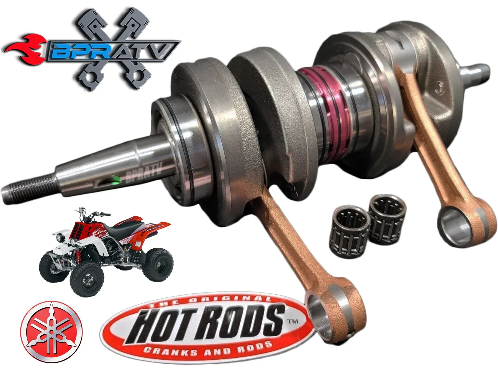 Yamaha Banshee +4mm Stroker Crankshaft 115mm Rods Hot Rods 4111 Trued & Welded🔥 - Image 6