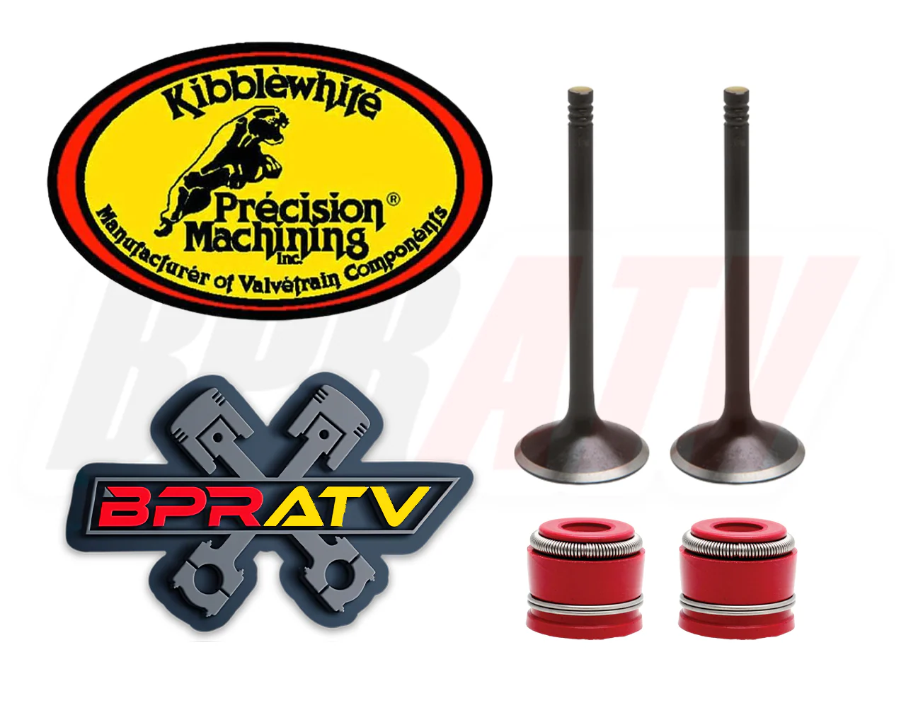 Kawasaki Brute Force 750 KVF750 KPMI Exhaust & Intake Valves Stem Seals Fix Kit - Image 15
