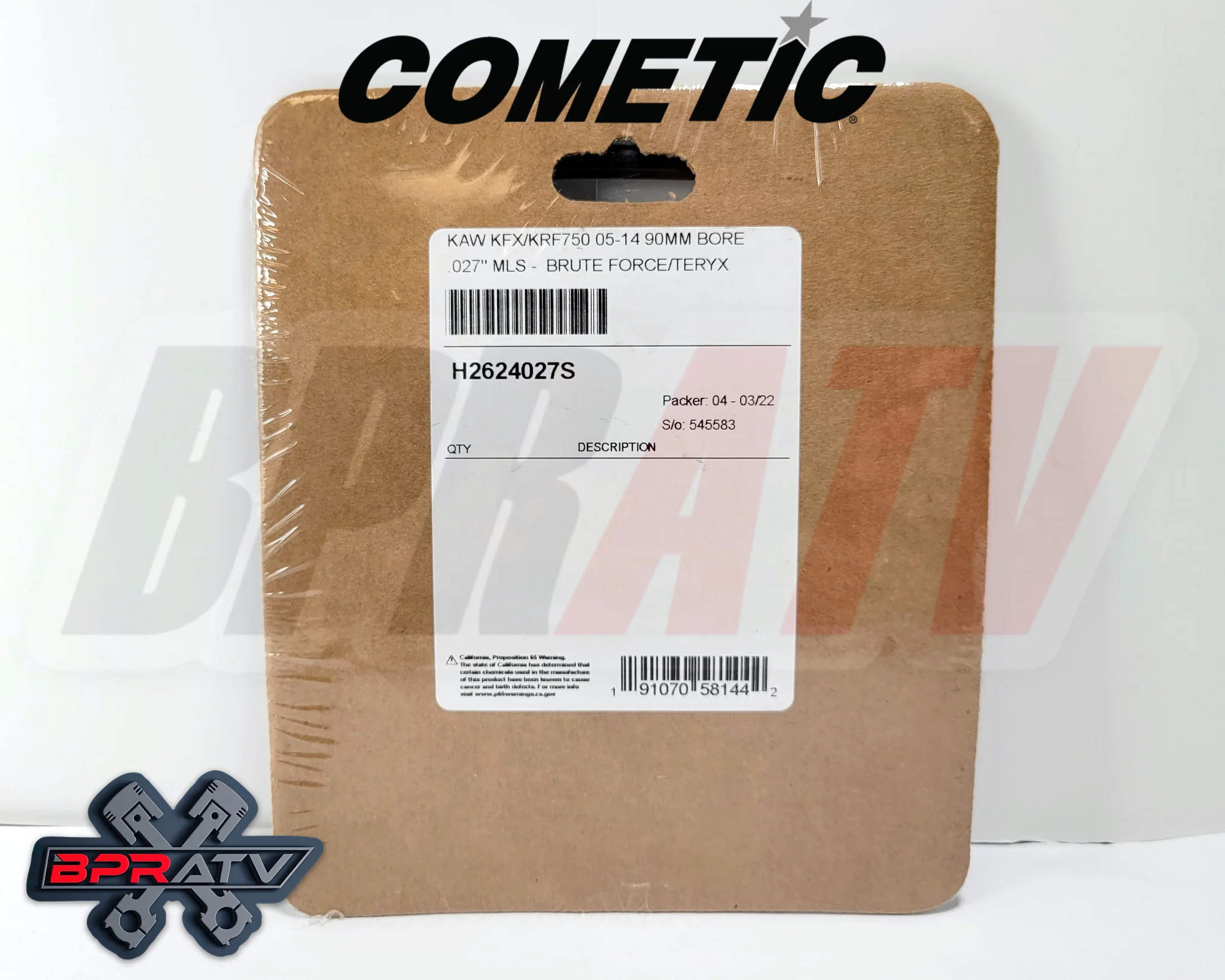 Kawasaki Brute Force Teryx 750 KVF 90mm .027" Big Bore Cometic Head Gasket Set 2 - Image 7