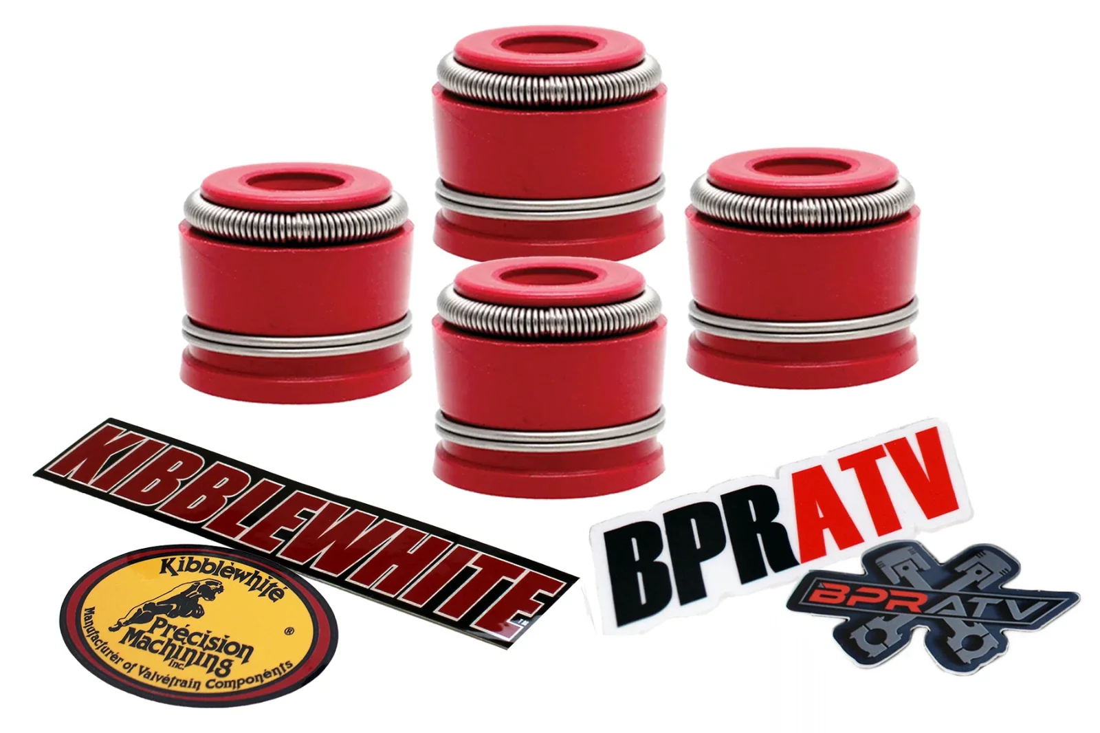 Kawasaki KFX450R KFX 450R Kibblewhite Viton Valve Stem Seals Seal Set of 4 Four - Image 2