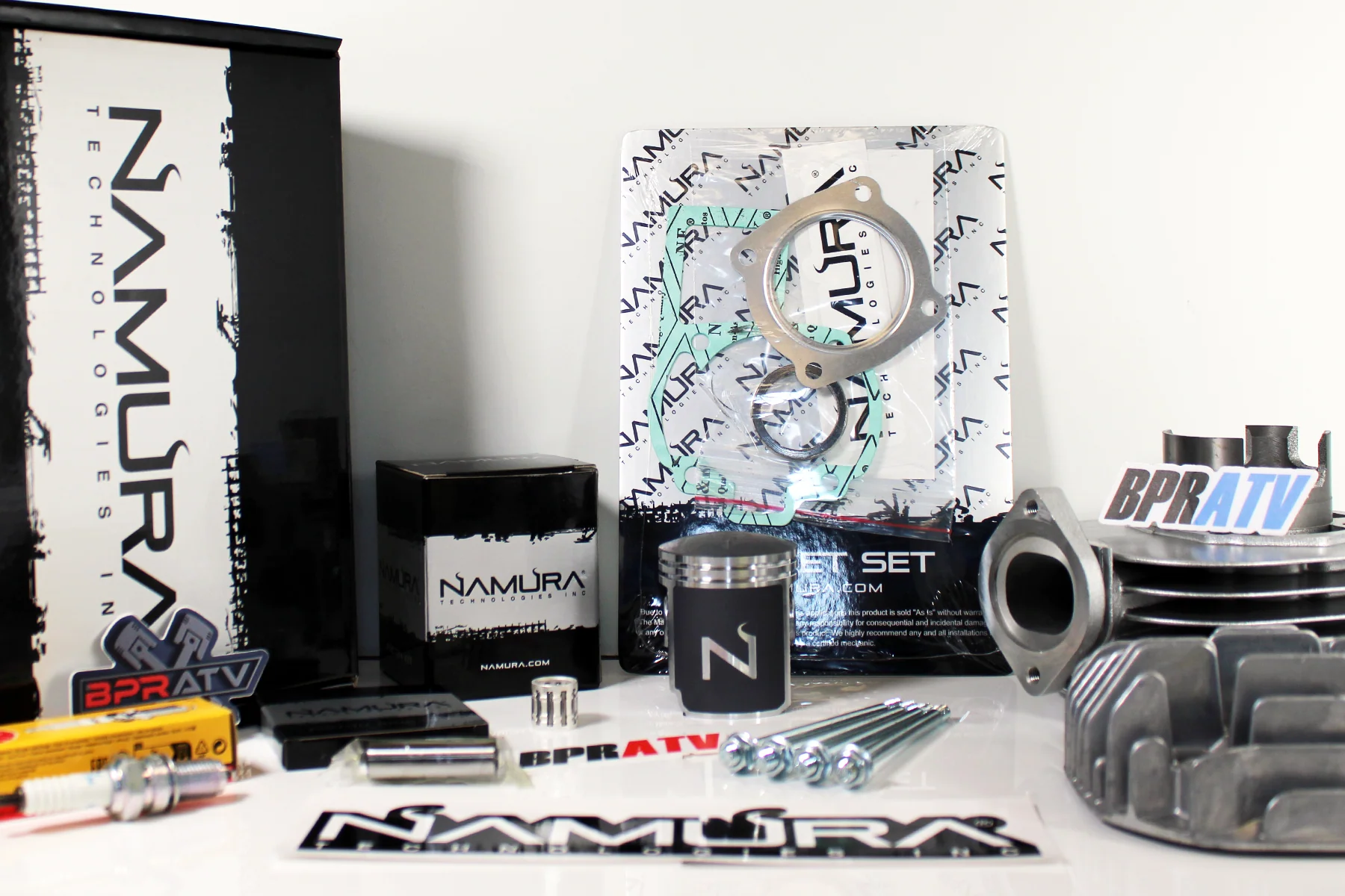 Kawasaki KFX80 KFX 80 Cylinder Head Namura Piston Gasket NGK Top End Rebuild Kit - Image 8