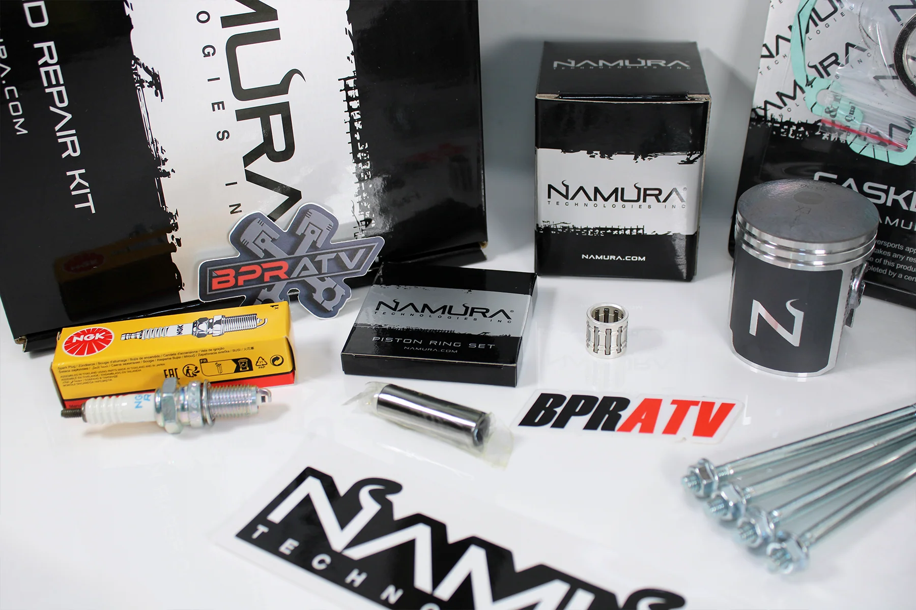 Kawasaki KFX80 KFX 80 Cylinder Top End Rebuild Repair Kit Namura Piston Gaskets - Image 5