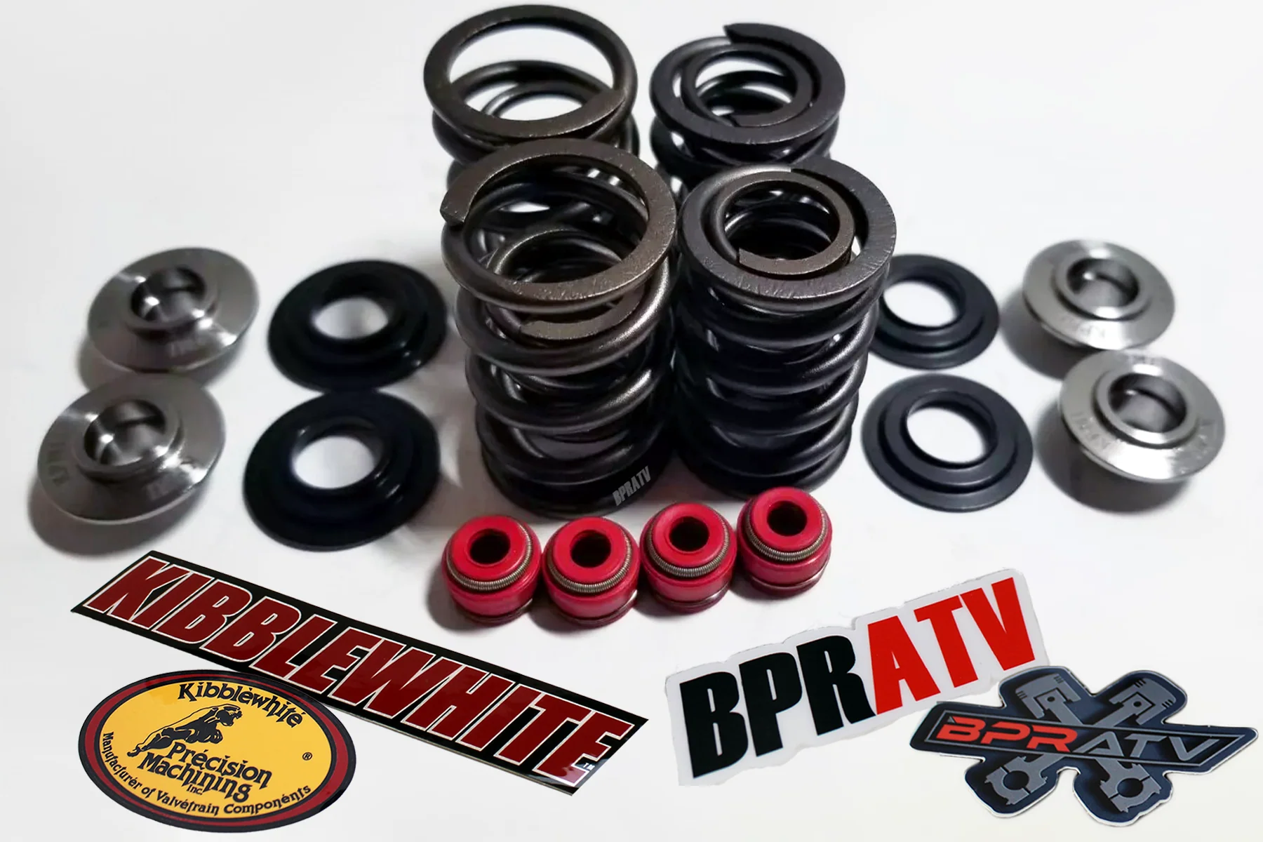 Kawasaki KLX250 KLX 250S Kibblewhite Cylinder Head Valves Springs Kit KPMI Seals
