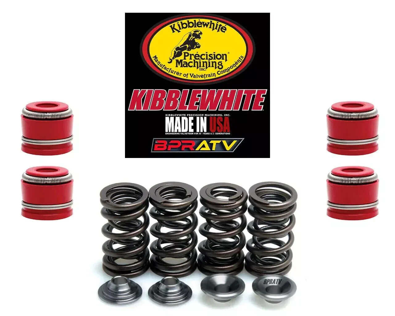 Kawasaki KLX250 KLX 250SF Kibblewhite Head Intake Exhaust Valves Springs & Seals - Image 6