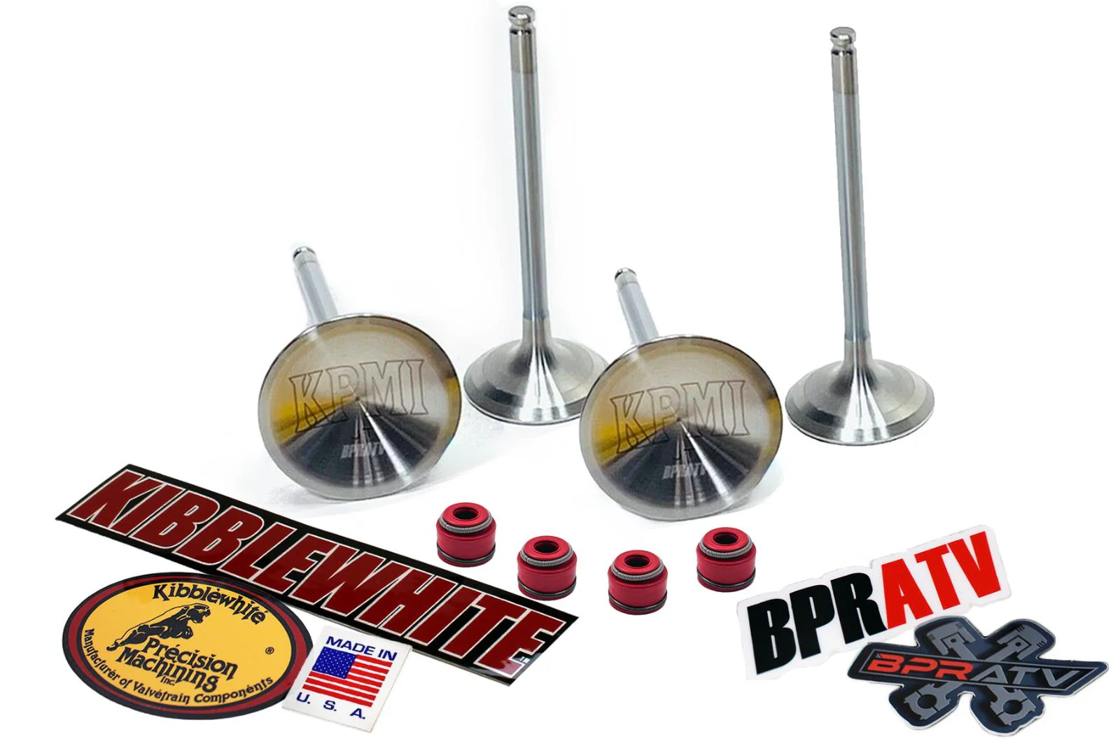 Kawasaki KLX300R KLX 300R Kibblewhite Head Intake Exhaust Valves Springs & Seals - Image 6