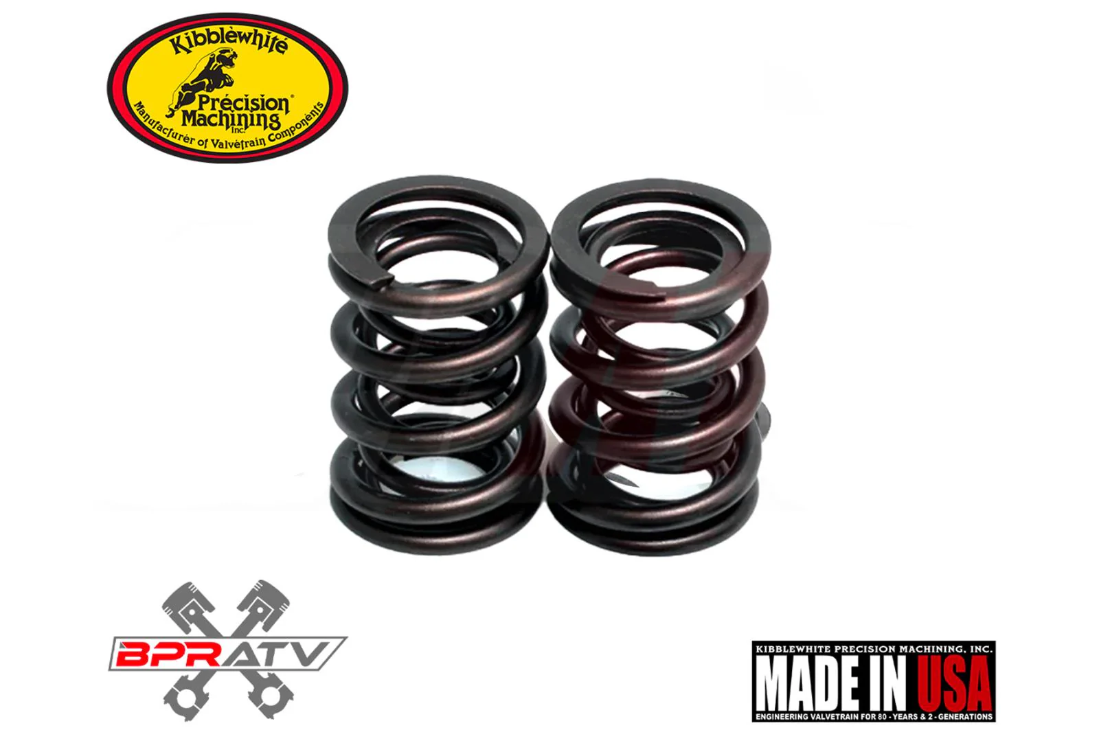 Kawasaki KX250F Kibblewhite Stainless Intake Valves Springs RED Seals Kit '20-22 - Image 14