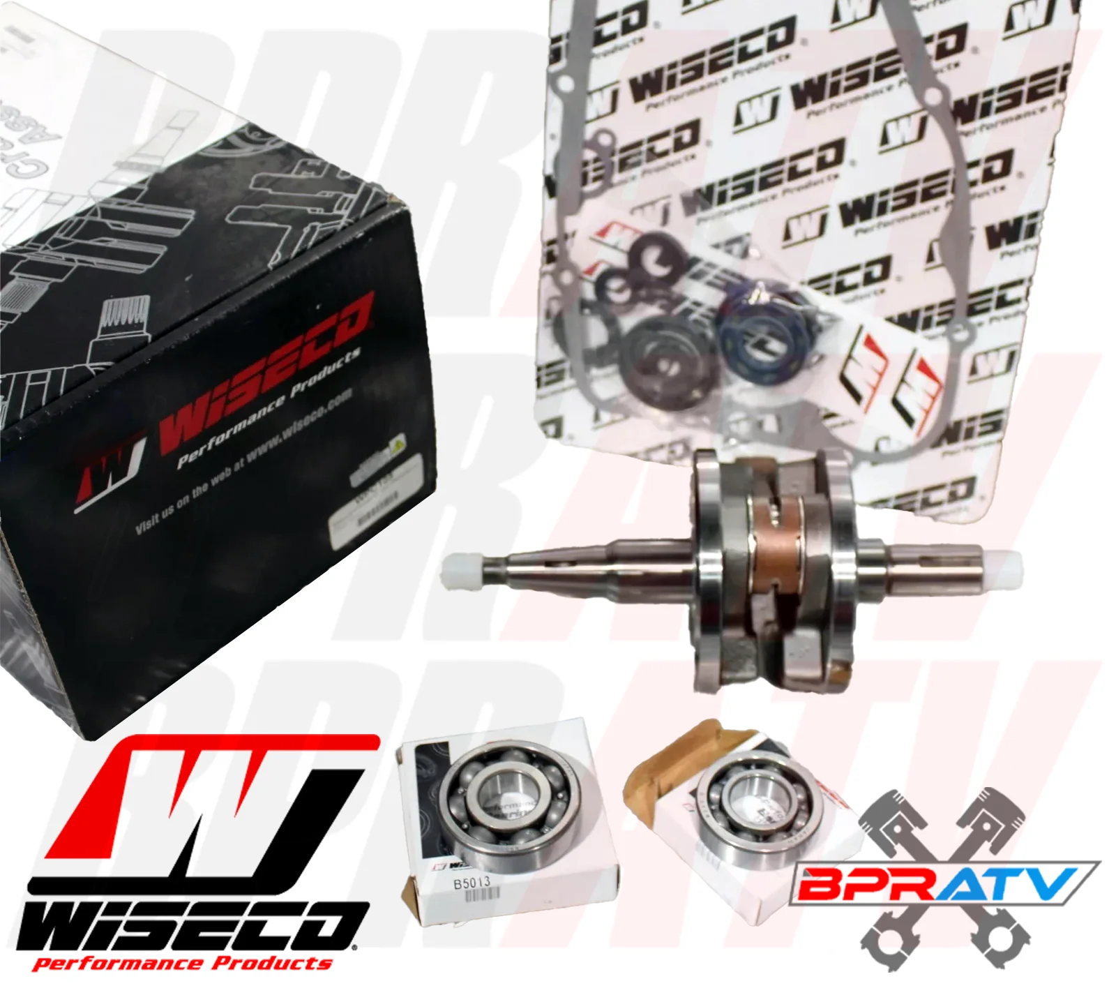 Kawasaki KX65 Athena Cylinder Wiseco Crank Complete Engine Rebuild Kit 2006-2026 - Image 5