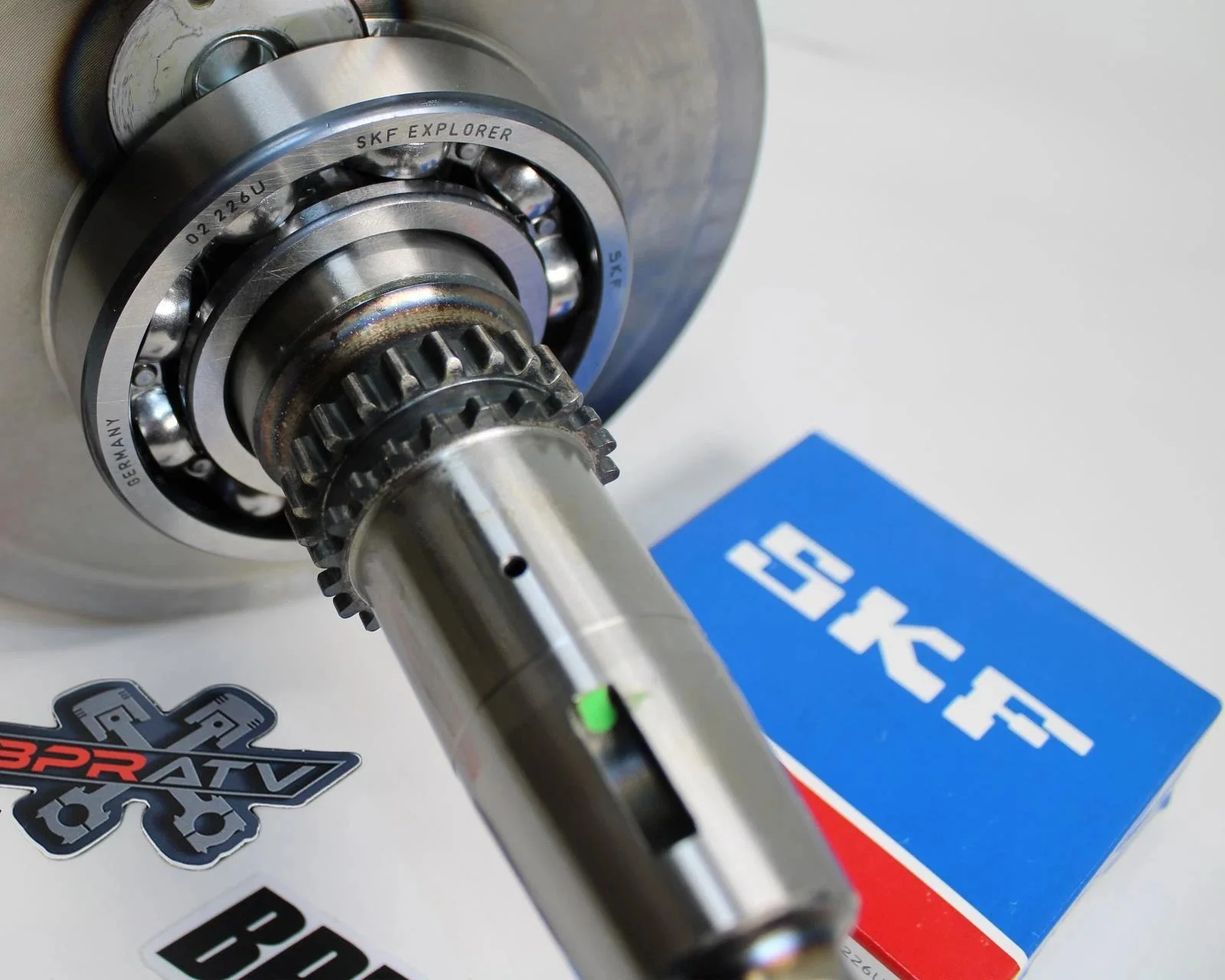 Kawasaki KX85 KX 85 SKF OEM Replacement Crankshaft Crank Main Bearings Seals Kit - Image 3