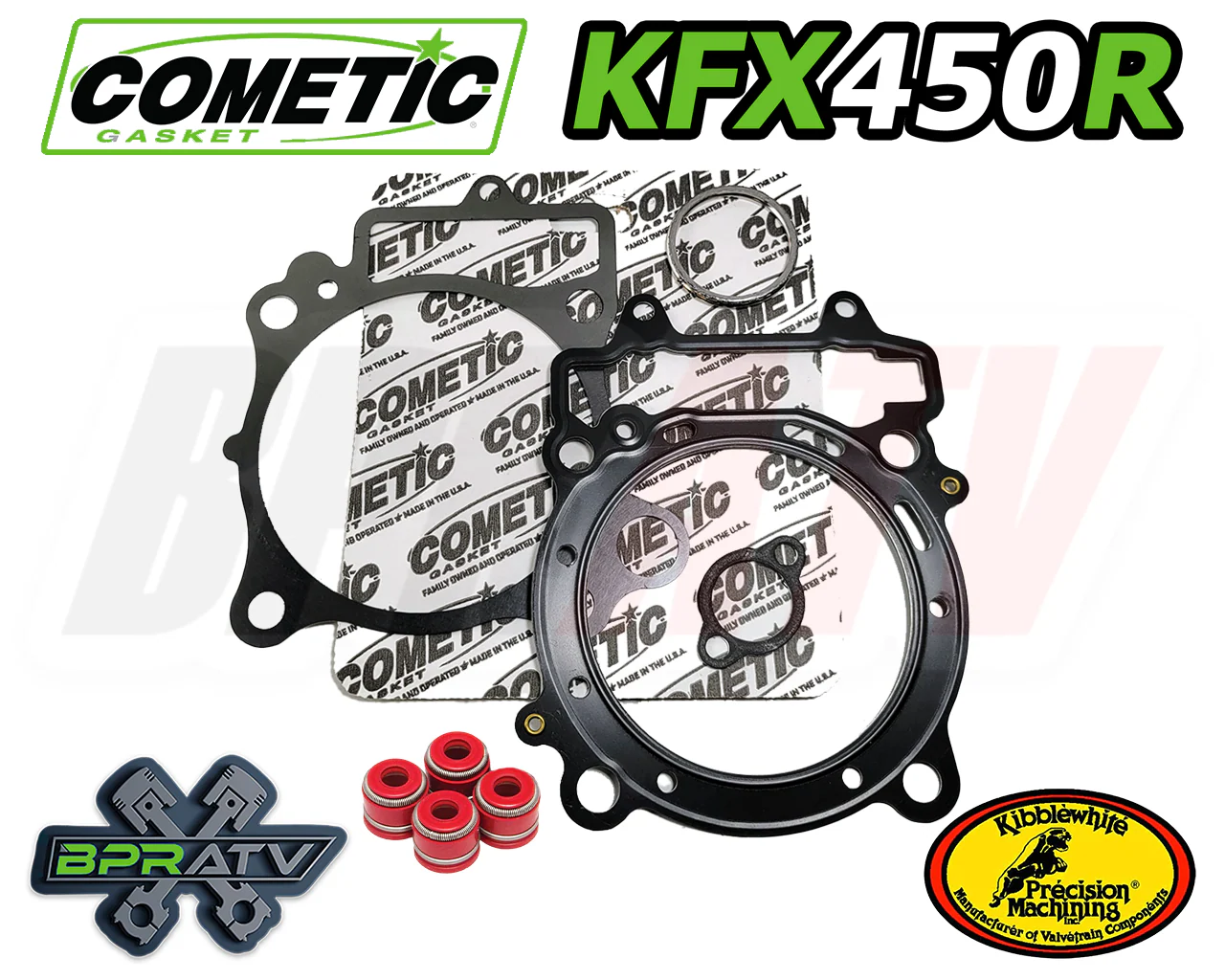 KFX450R 96mm Wiseco 12.4:1 Forged Piston & Cometic MLS Gasket Kit KP Seals 08-14 - Image 4
