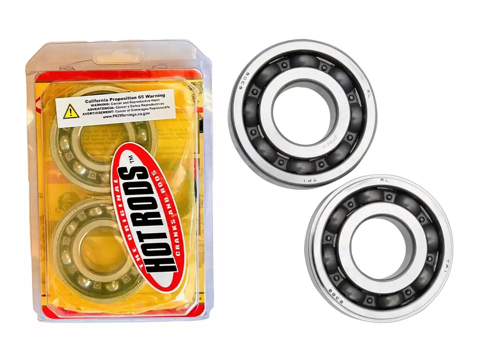 KFX450R Hotrods Crank Bearings Hot Rods Crankshaft Main Bearing Pair Set # K056 - Image 3