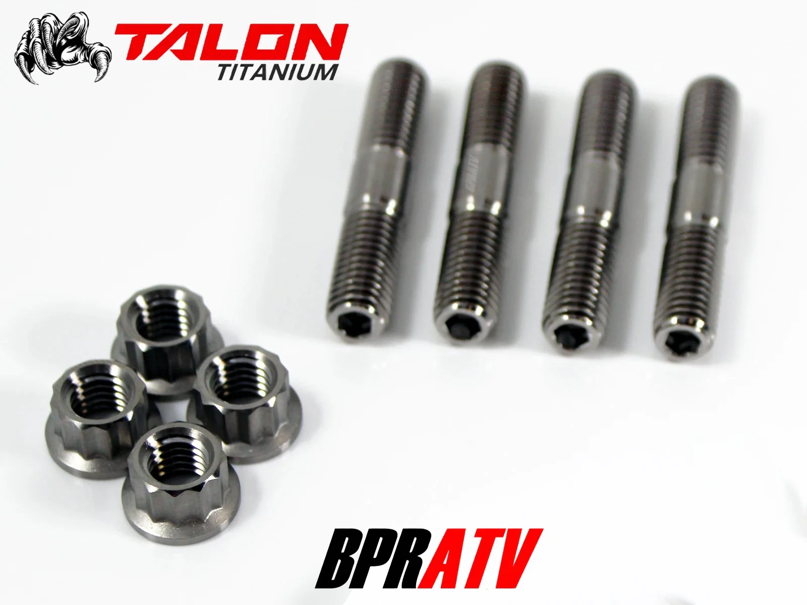KFX450R KFX 450R TITANIUM Head Pipe Exhaust Studs Kit Bolts Nuts Exhaust Gaskets - Image 22