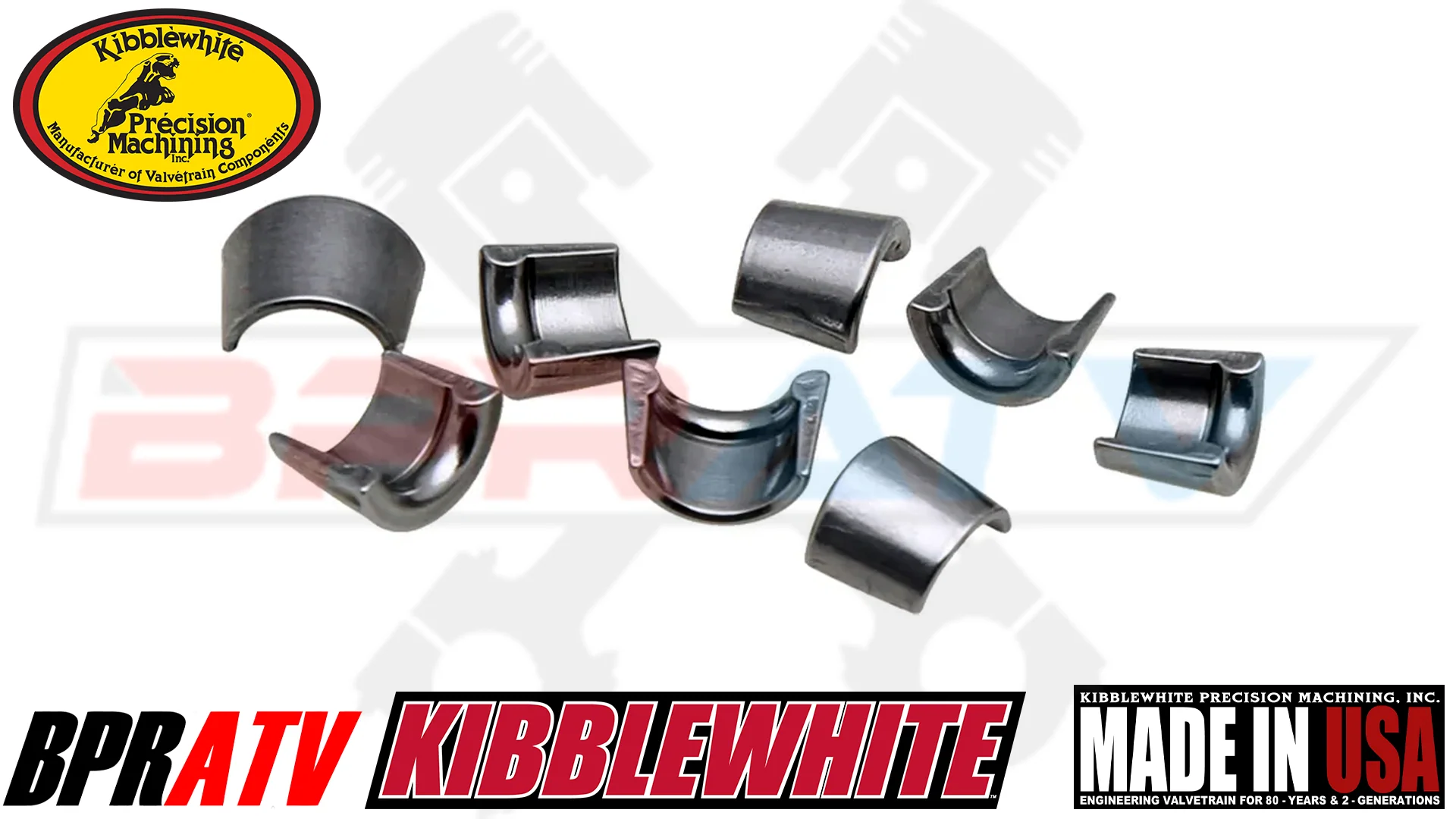 Kibblewhite HT Steel Valve Keepers Kit OEM Head Guide Rebuild Yamaha YXZ1000R - Image 5