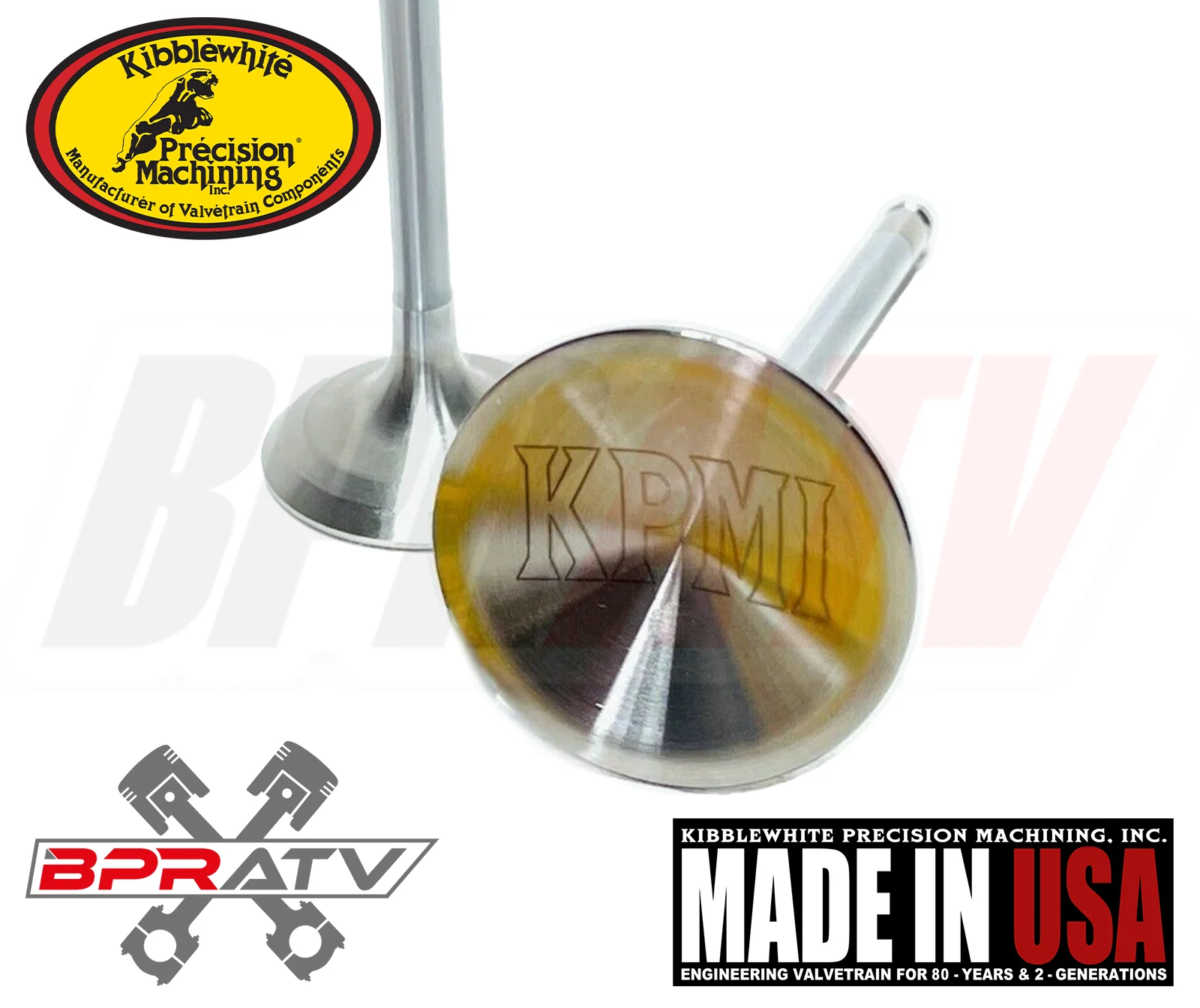Kibblewhite Precision Valve Kit RED Seals Turbo Polaris RZR Turbo XP Turbo 16-24 - Image 10