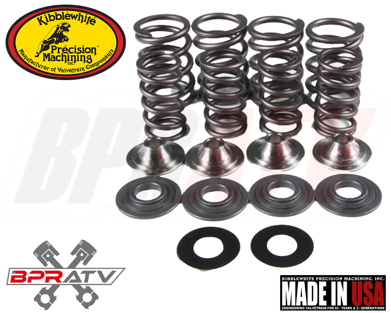 Kibblewhite Racing Spring Kit Titanium 0.440" Lift Honda CRF450R CRF 450R '02-08 - Image 12