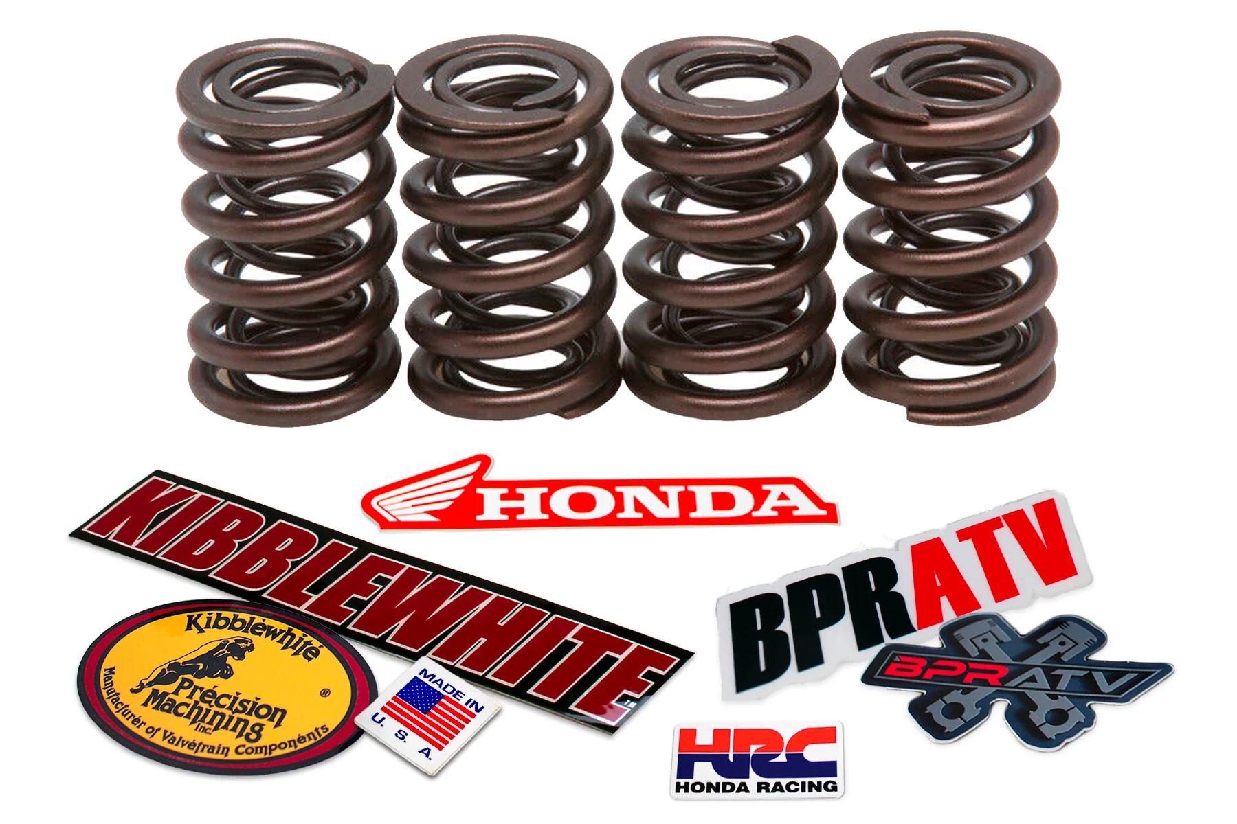 Kibblewhite Racing Valve Spring Kit ATC 350X '85-86 Titanium Retainers USA Made - Image 18