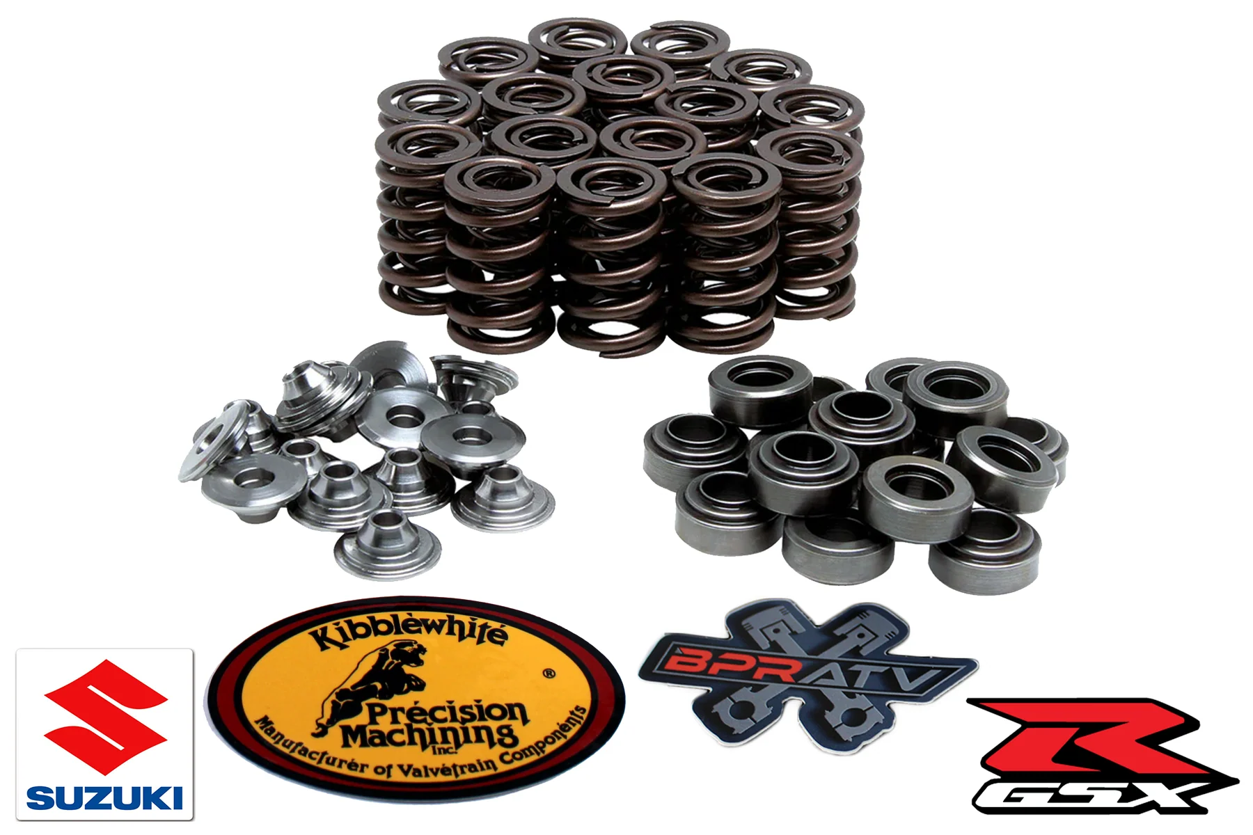 Kibblewhite Titanium Racing Spring Kit 93-98 Suzuki GSX-R 1100 / 93-95 GSXR 750