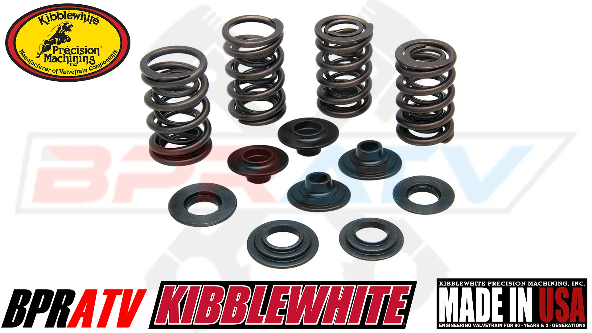Kibblewhite Titanium Racing Spring Kit 93-98 Suzuki GSX-R R1100W 93-95 GSX-R750W - Image 10