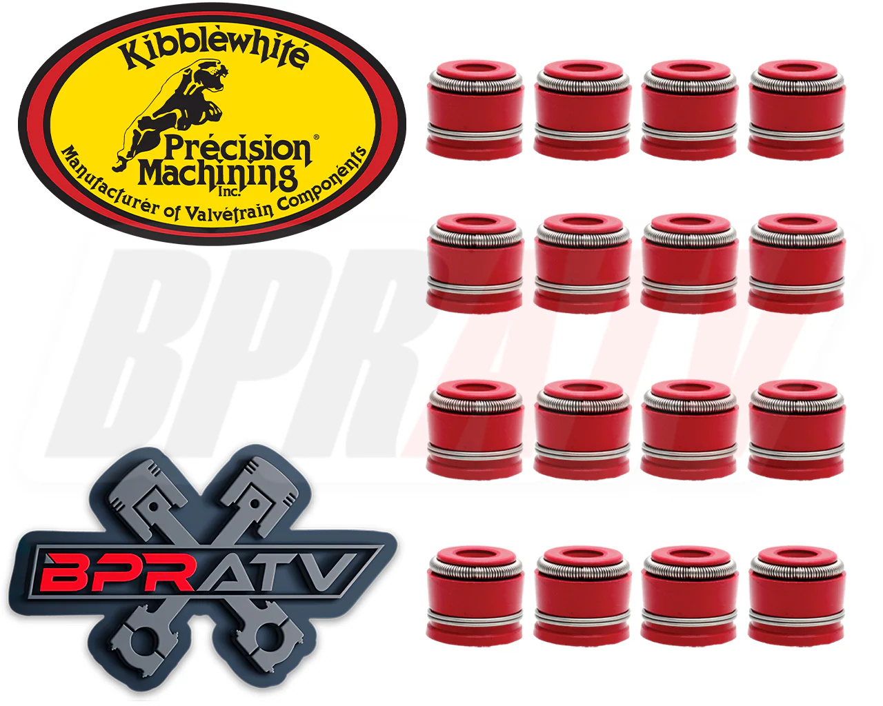 Kibblewhite Titanium Spring Kit RED Seals 93-98 Suzuki GSXR 1100W 93-95 GSXR750W - Image 6