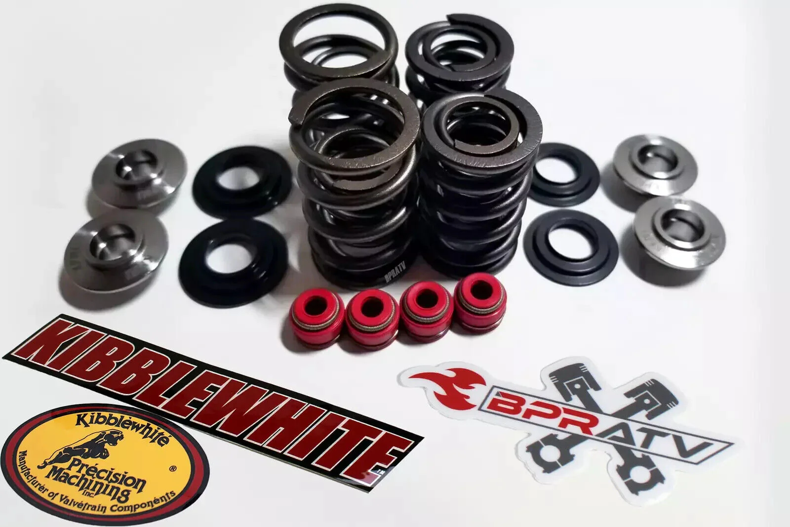 Kibblewhite 30-3111 30-3120 Titanium Spring Kit Valve Guides Seal TRX400EX XR400 - Image 4