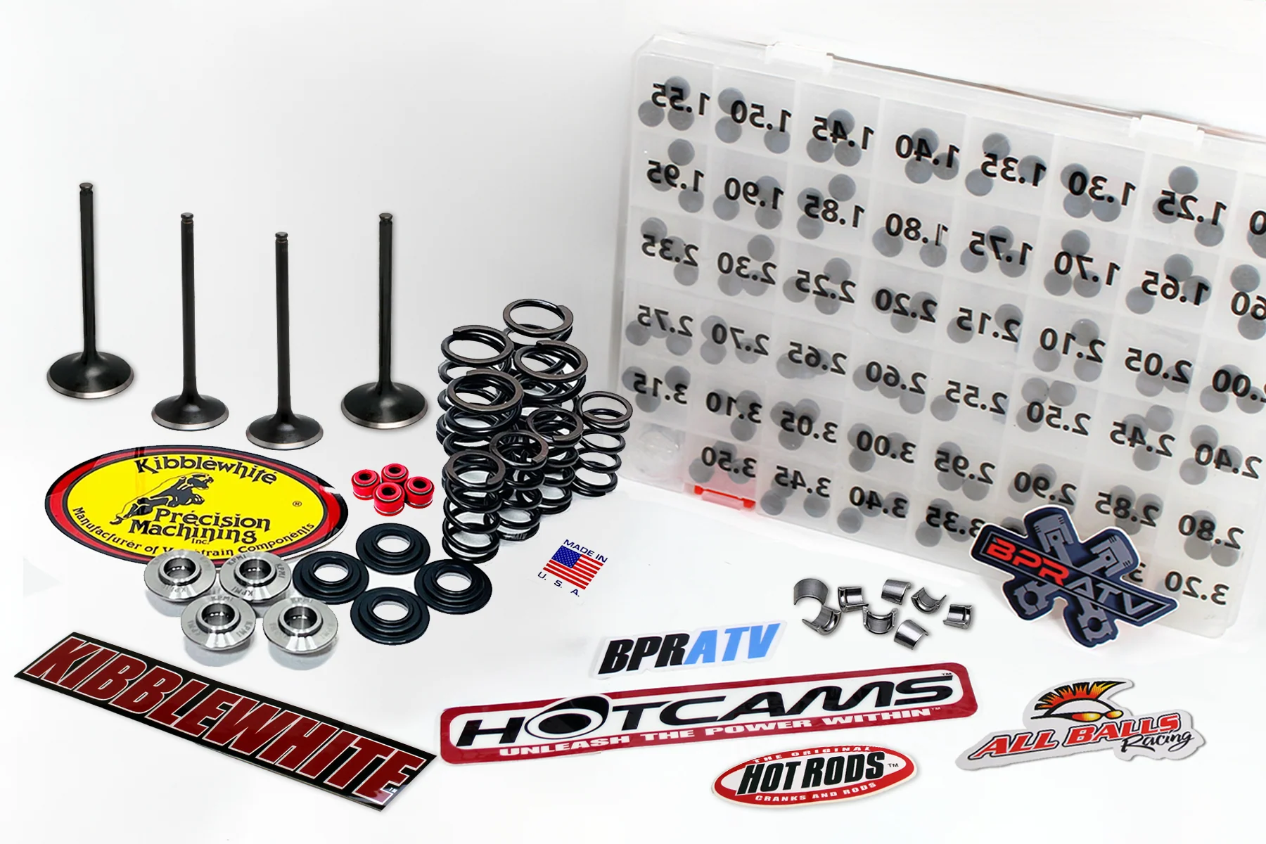 Kibblewhite Valves Spring Kit Viton Seals Keepers & Shim Kit Honda CRF450R 02-06 - Image 5