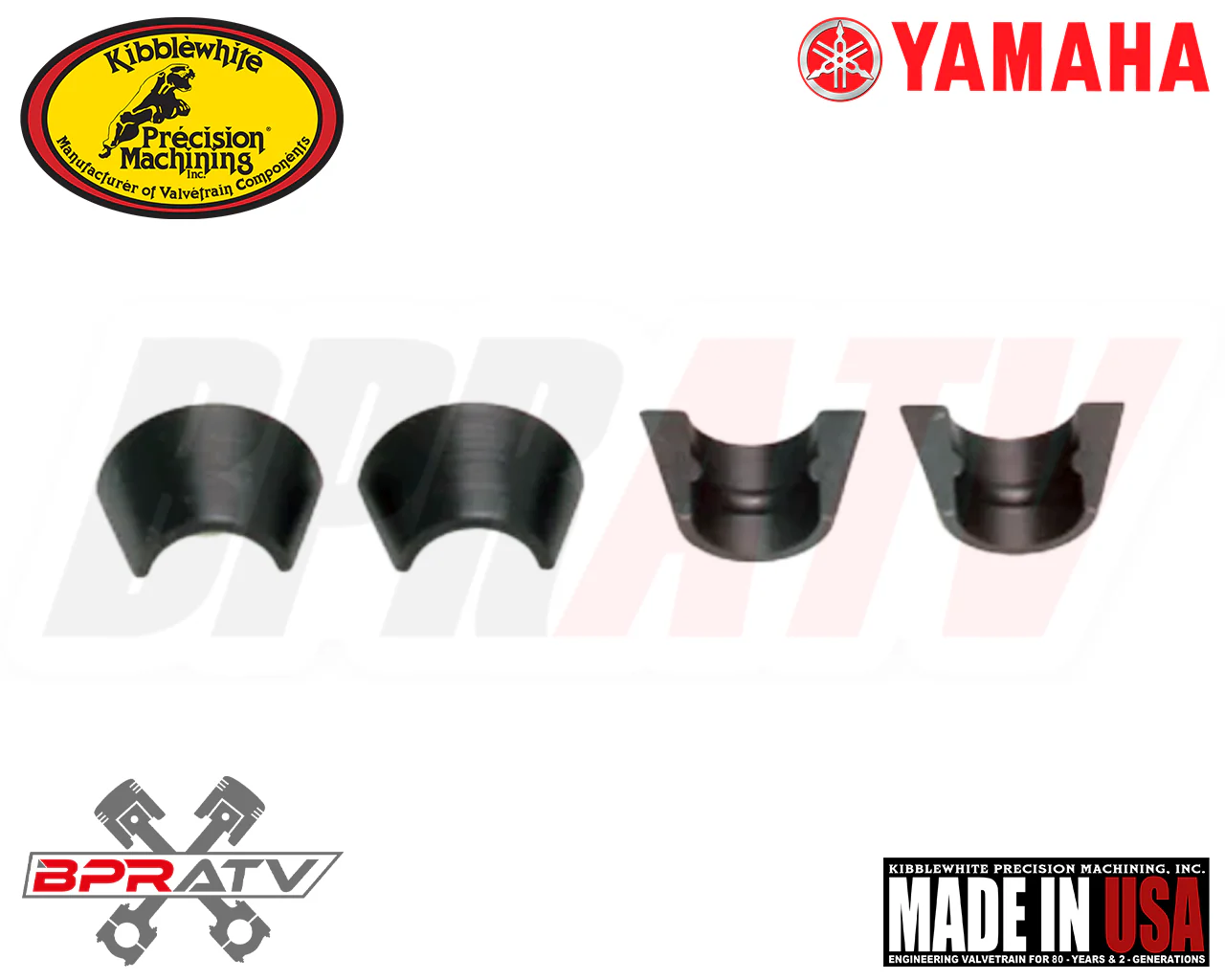 Kodiak 450 YFM450 YFM 450 Intake Exhaust Valve Kit & Ti KIBBLEWHITE Spring Kit - Image 10
