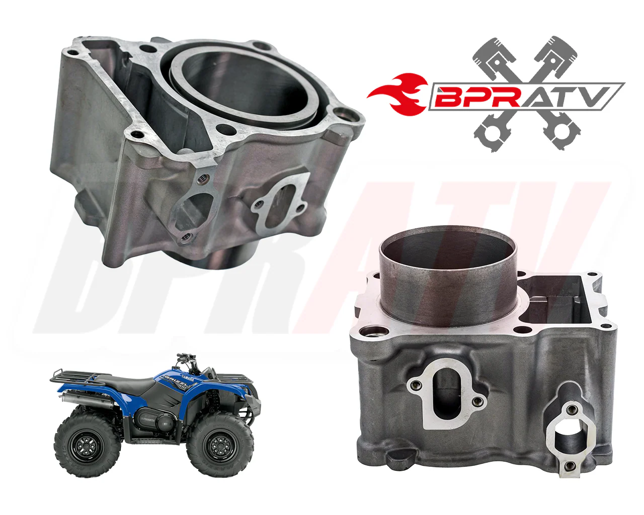 Kodiak Wolverine YFM450 Cylinder Crank Wiseco Piston Simple Complete Rebuild Kit - Image 3