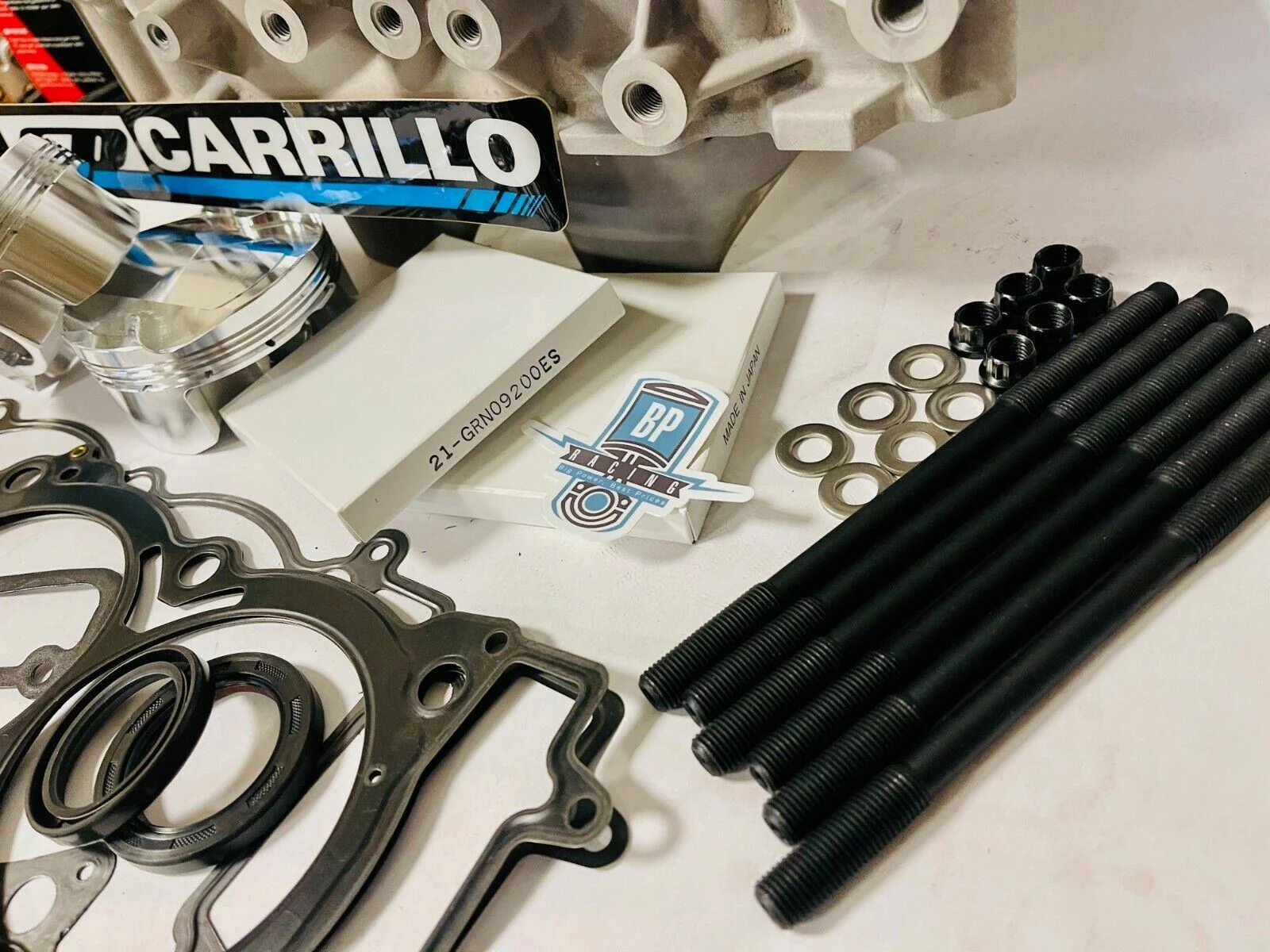 KRF KRX 1000 Teryx Turbo Pistons OEM Cylinder 9.5:1 CP Carrillo Top End Rebuild - Image 3