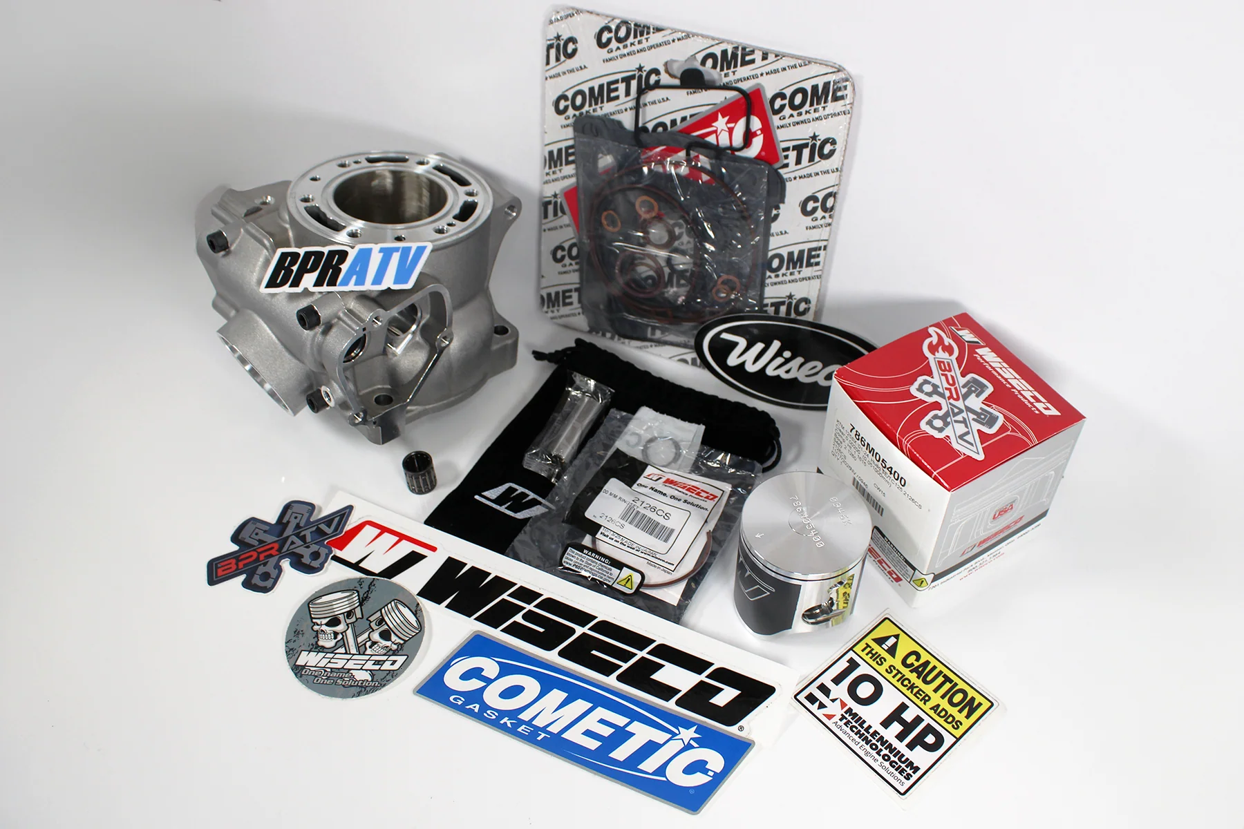 KTM Husqvarna GasGas 125 Top End Rebuild Kit 54mm Wiseco Piston Cylinder BPRATV! - Image 19