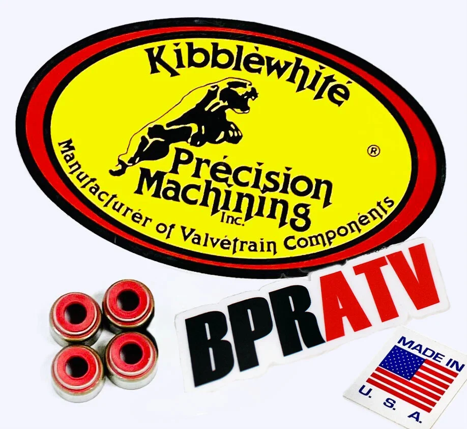 KTM 250 XC-F XCF SX-F SXF Kibblewhite Head Red Viton Valves Stem Seals Kit All 4 - Image 7
