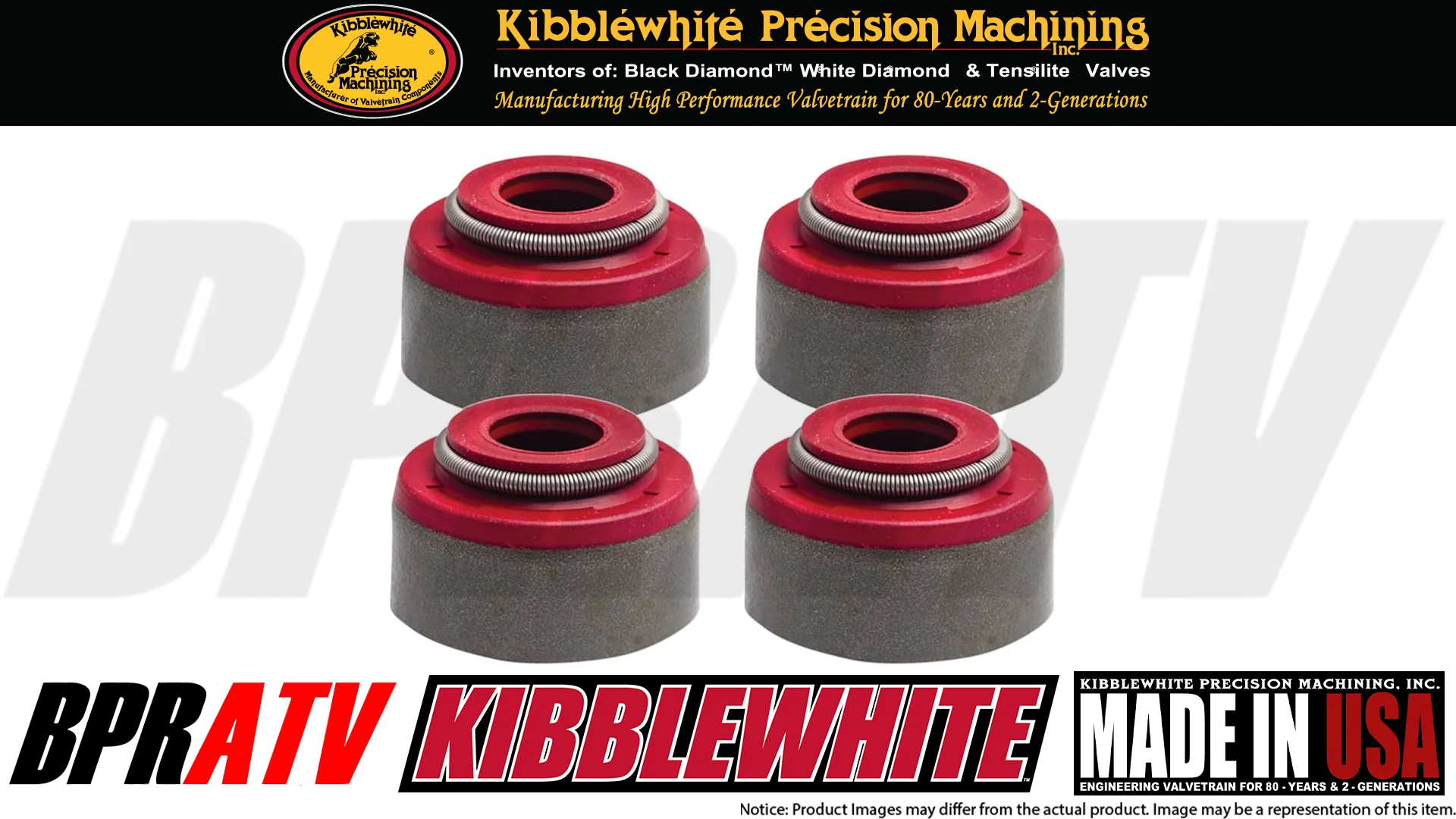KTM 450 XC-F SX-F XC SX Kibblewhite Race Head Intake & Exhaust Valves Seals Kit - Image 7