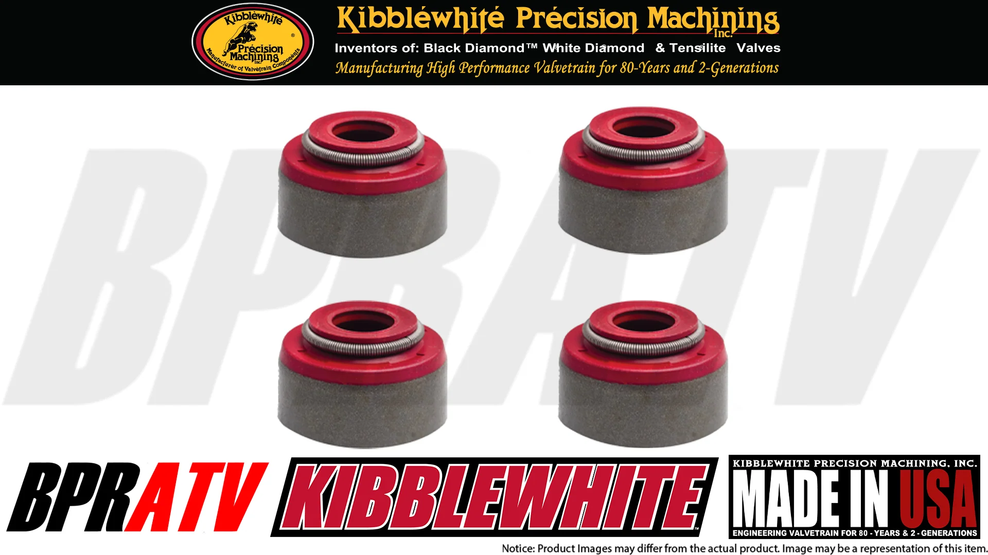 KTM 450 XC-F SX-F XC SX Kibblewhite Race Head Intake & Exhaust Valves Seals Kit - Image 9