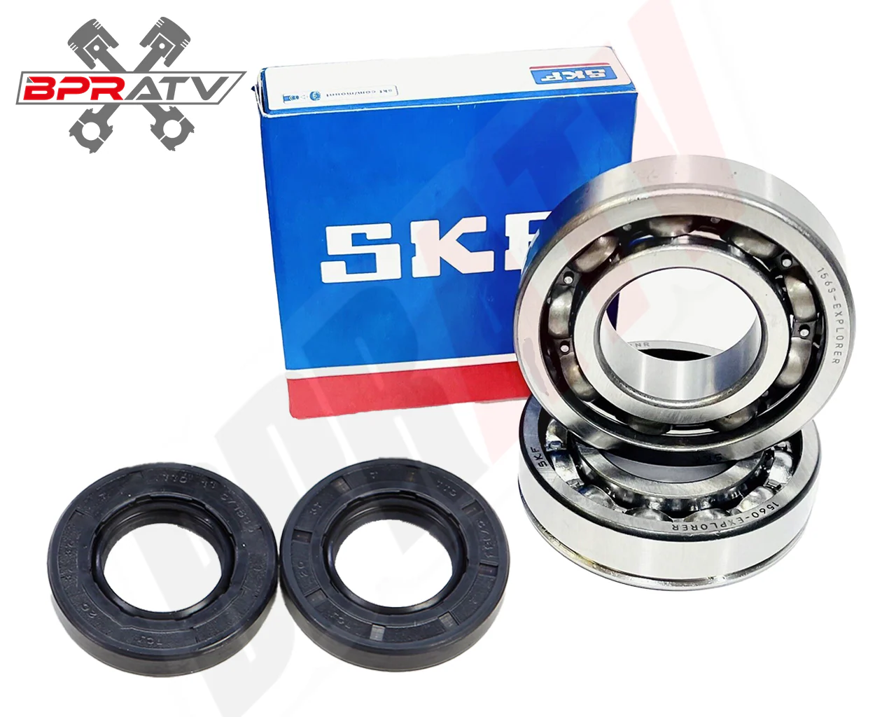 KX60 KX65 KX80 KX85+ SKF OEM Replacement Crankshaft Crank Main Bearings Seal Kit - Image 21