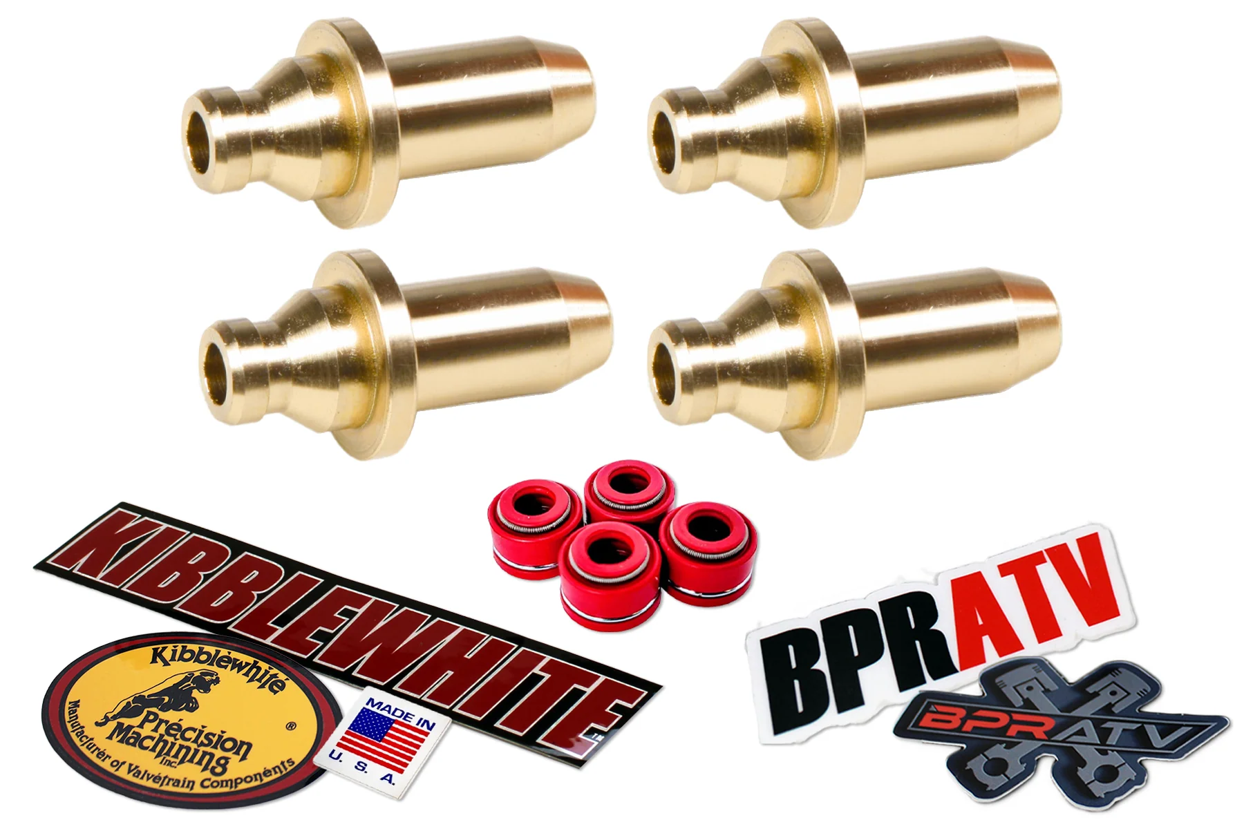 LTR450 Kibblewhite Valve Guides & RED Viton Seals Head Rebuild Kit Performance🔥 - Image 3