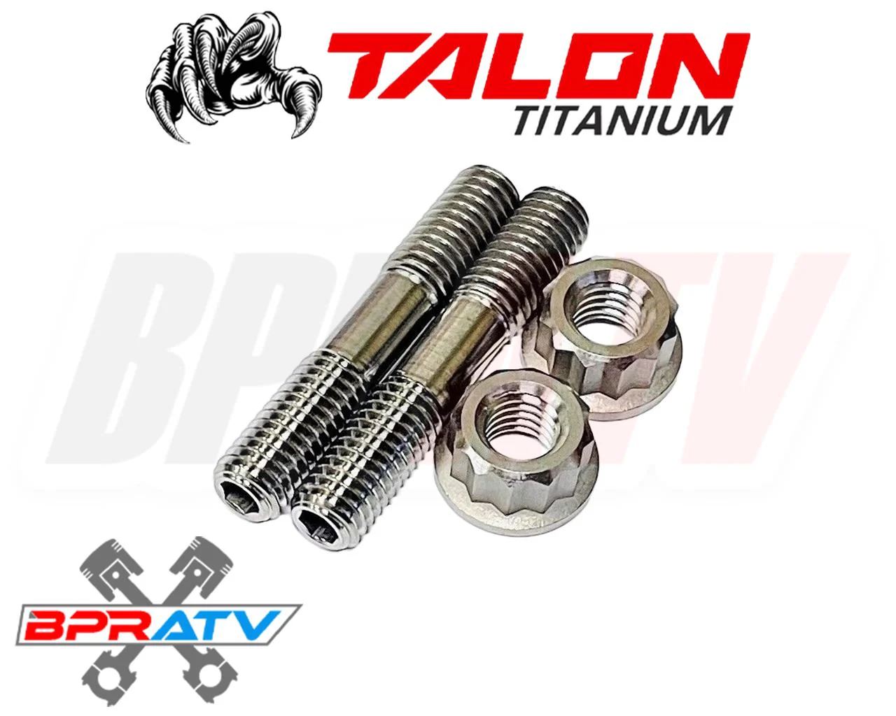 LTR450 LTR 450 BPRATV Titanium Heavy Duty Exhaust Head Pipe Manifold Studs Bolt - Image 11