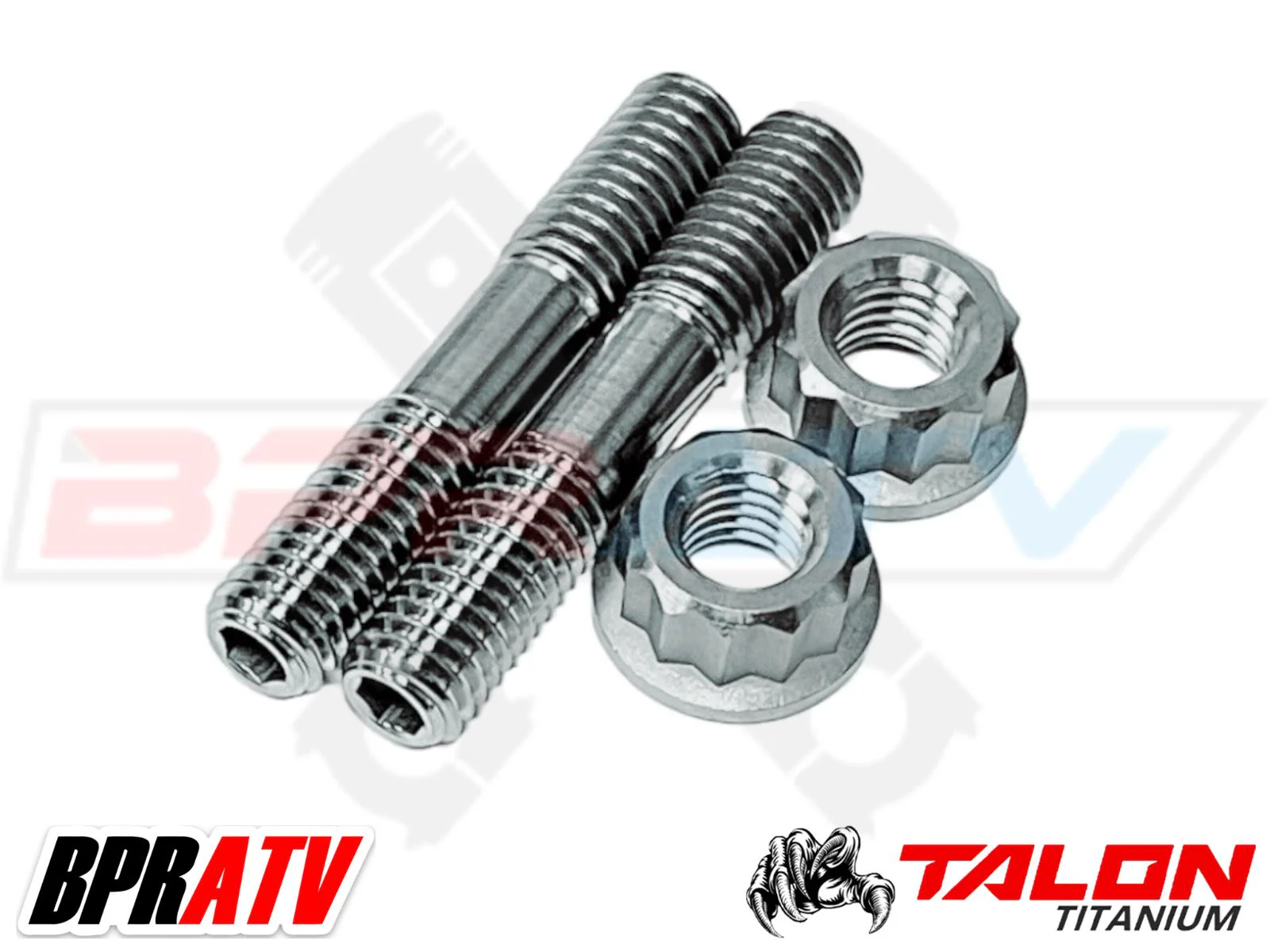 LTR450 LTR 450 BPRATV Titanium Heavy Duty Exhaust Head Pipe Manifold Studs Bolt - Image 15