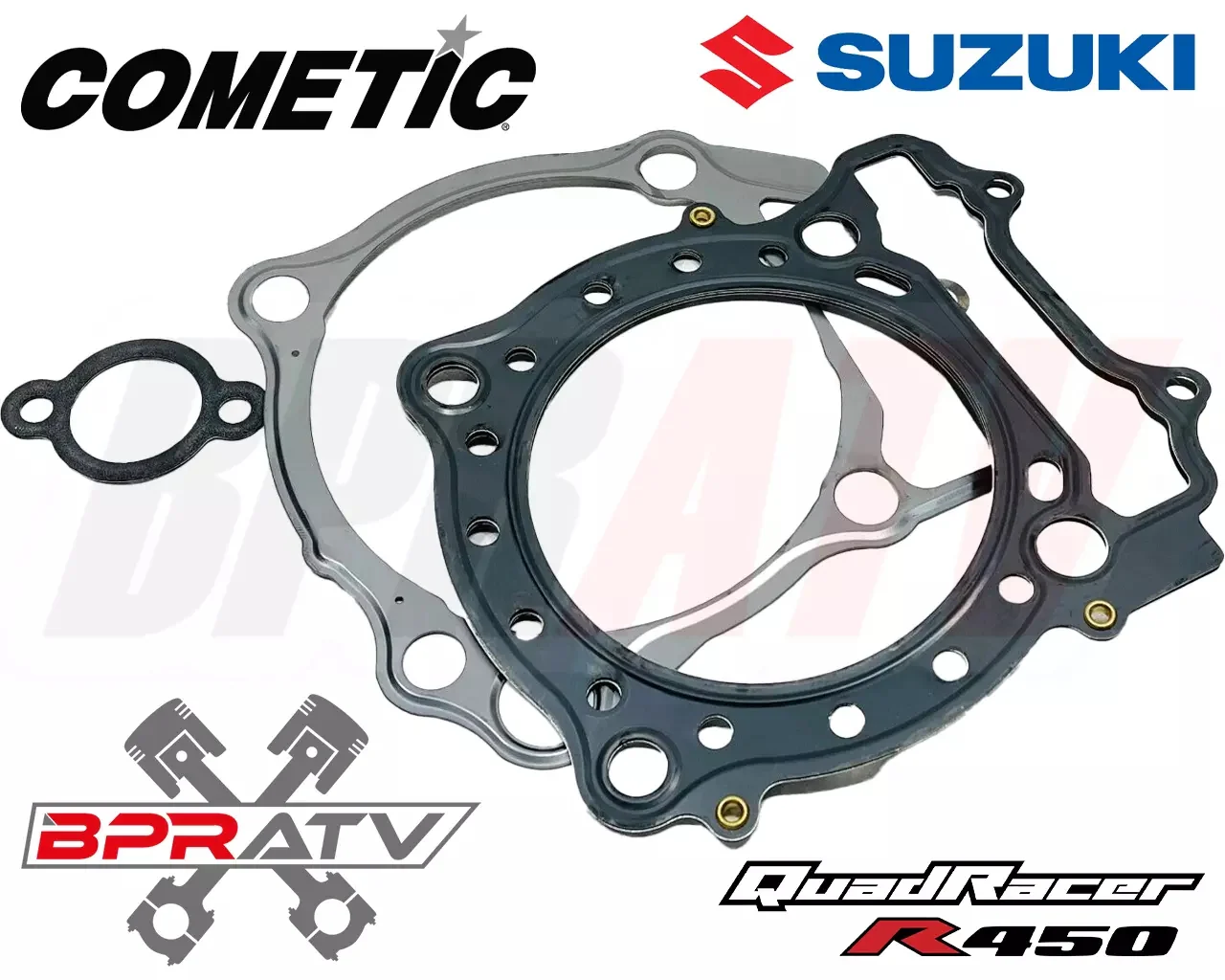 LTR450 LTR 450 LT-R450 95.5mm Stock OEM Bore Cylinder Piston Top End Rebuild Kit - Image 9