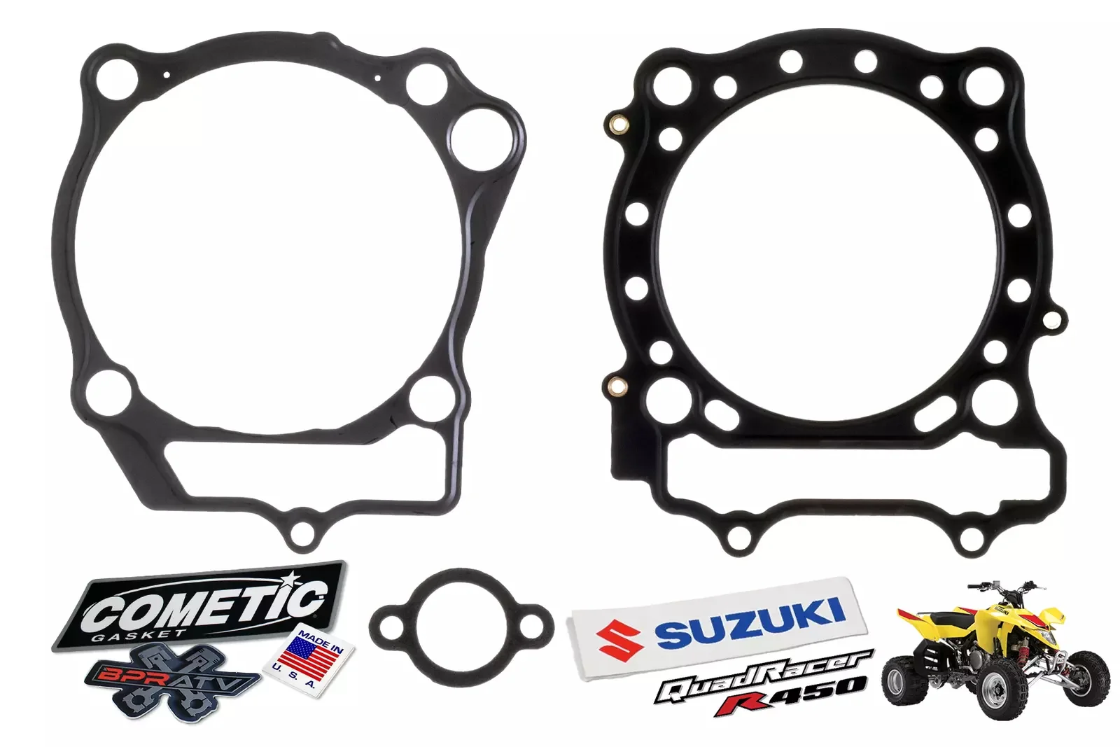 LTR450 LTR 450 LT-R450 Stock Bore Cylinder 95.5 mil Complete Top End Rebuild Kit - Image 9