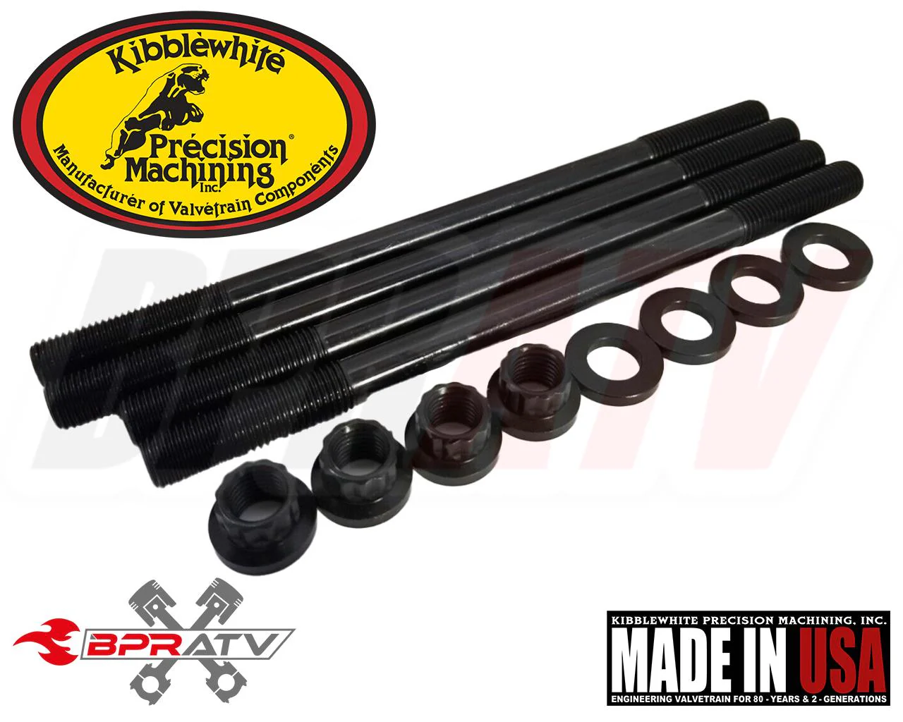 Suzuki LTZ 400 DRZ 400 KIBBLEWHITE Cylinder Head Stud Kit Heavy Duty Upgrade USA - Image 13