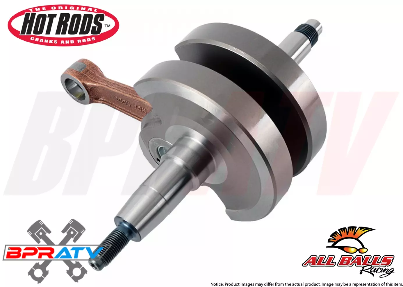 Suzuki LTZ400 LTZ 400 Z400 Stroker Crank Hot Rods 4 mil Crankshaft Main Bearings - Image 13