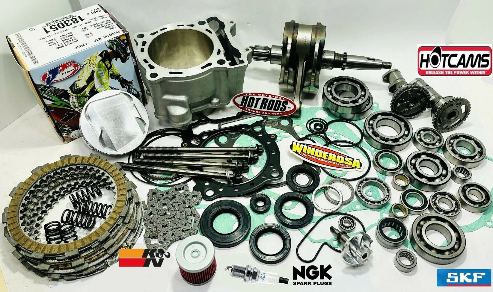 LTZ400 LTZ 400 Z400 Big Bore Stroker Complete Motor Engine Rebuild Hotcams 470cc