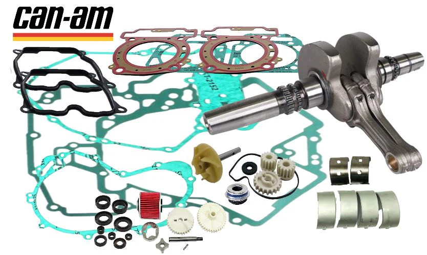 Maverick Trail 800 800R Bottom End Rebuild Kit Crank Water Oil Pump Assembly Kit