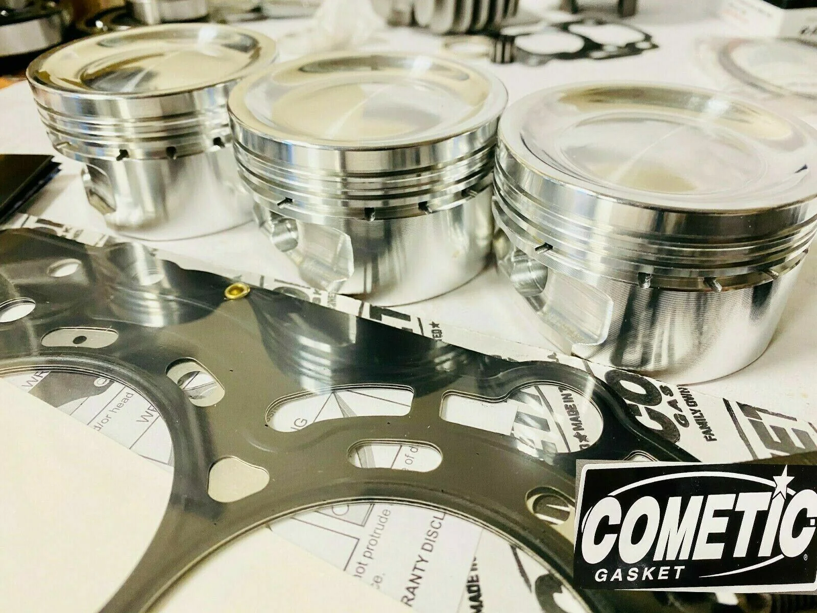 Maverick X-3 X3 Turbo CP Pistons Head Studs Stock Bore 74mm Top End Rebuild Kit - Image 3