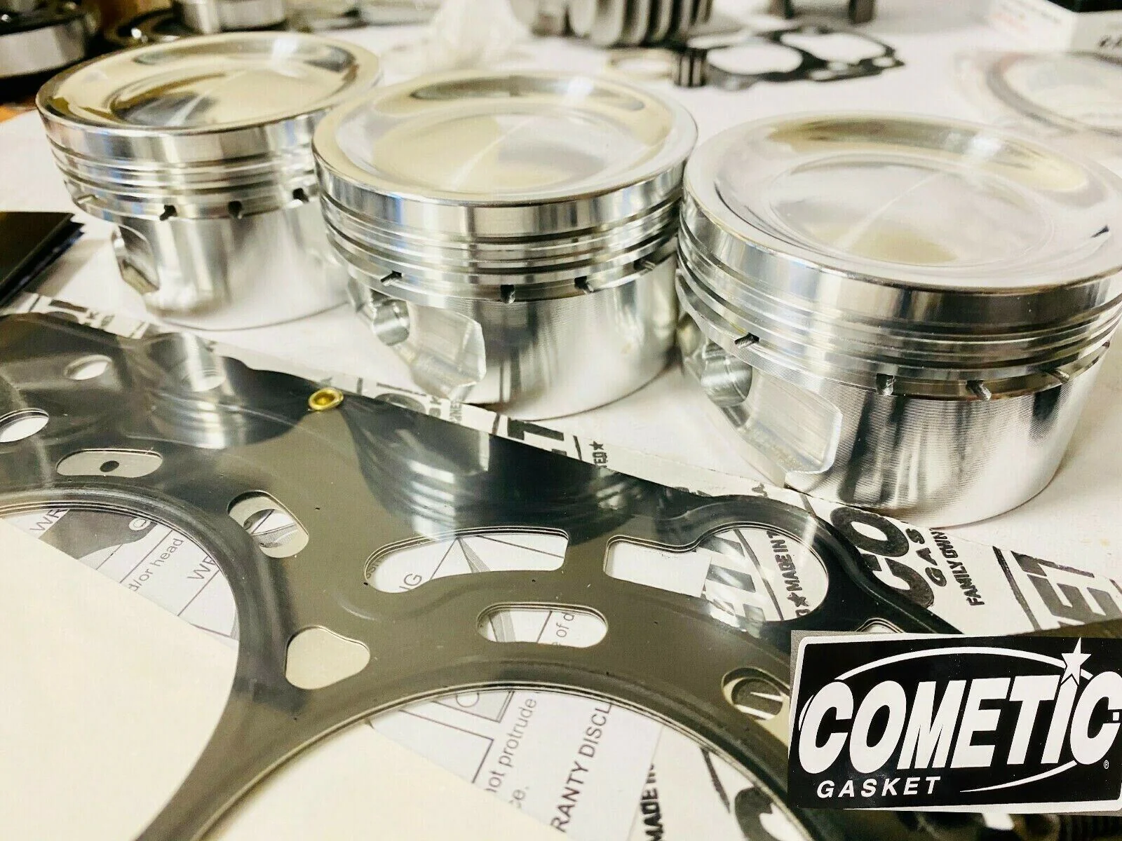 Maverick X3 X-3 Turbo Big Bore Pistons CP 74.50mm Oversize Piston Gasket Kit - Image 2