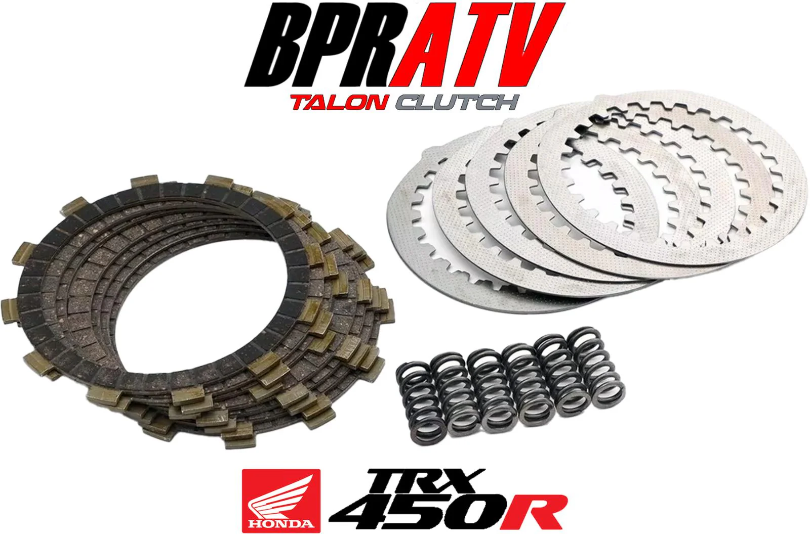 Moose Offroad Honda TRX450R TRX 450R CNC Billet Clutch Basket HD Clutch Pack Kit - Image 12