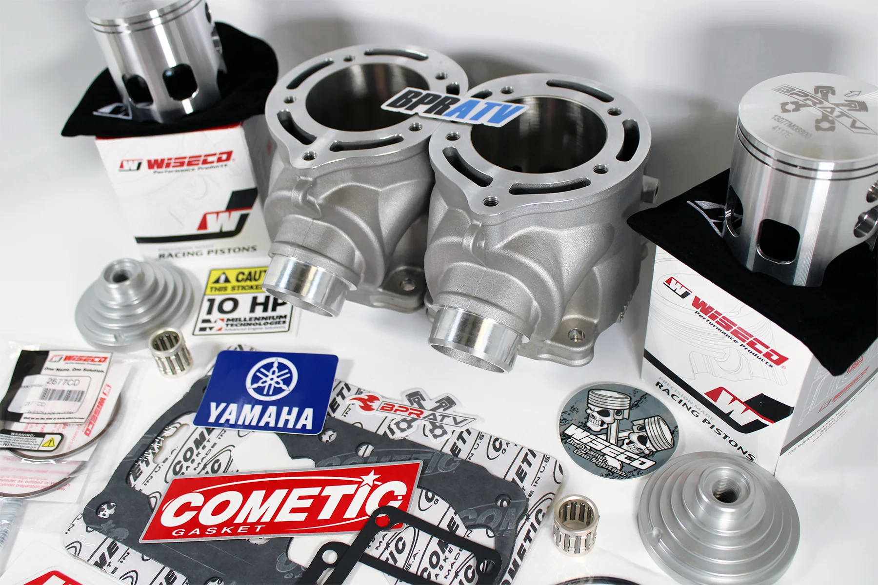 New BPRATV Banshee 421cc 68mm Nikasil Cylinder Kit Athena-Style Dune Play Ported - Image 17