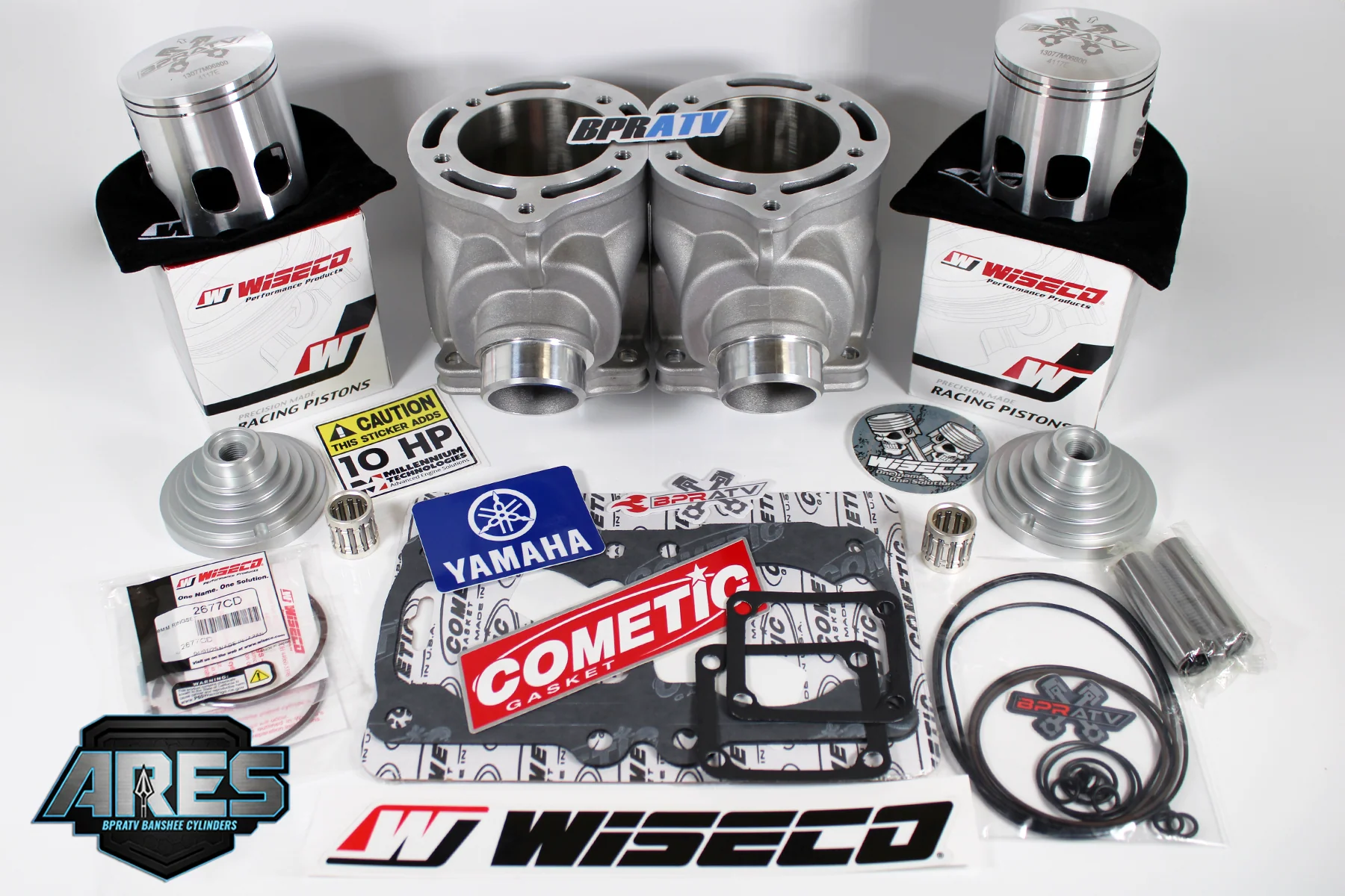 New BPRATV Banshee 421cc 68mm Nikasil Cylinder Kit Athena-Style Dune Play Ported - Image 19