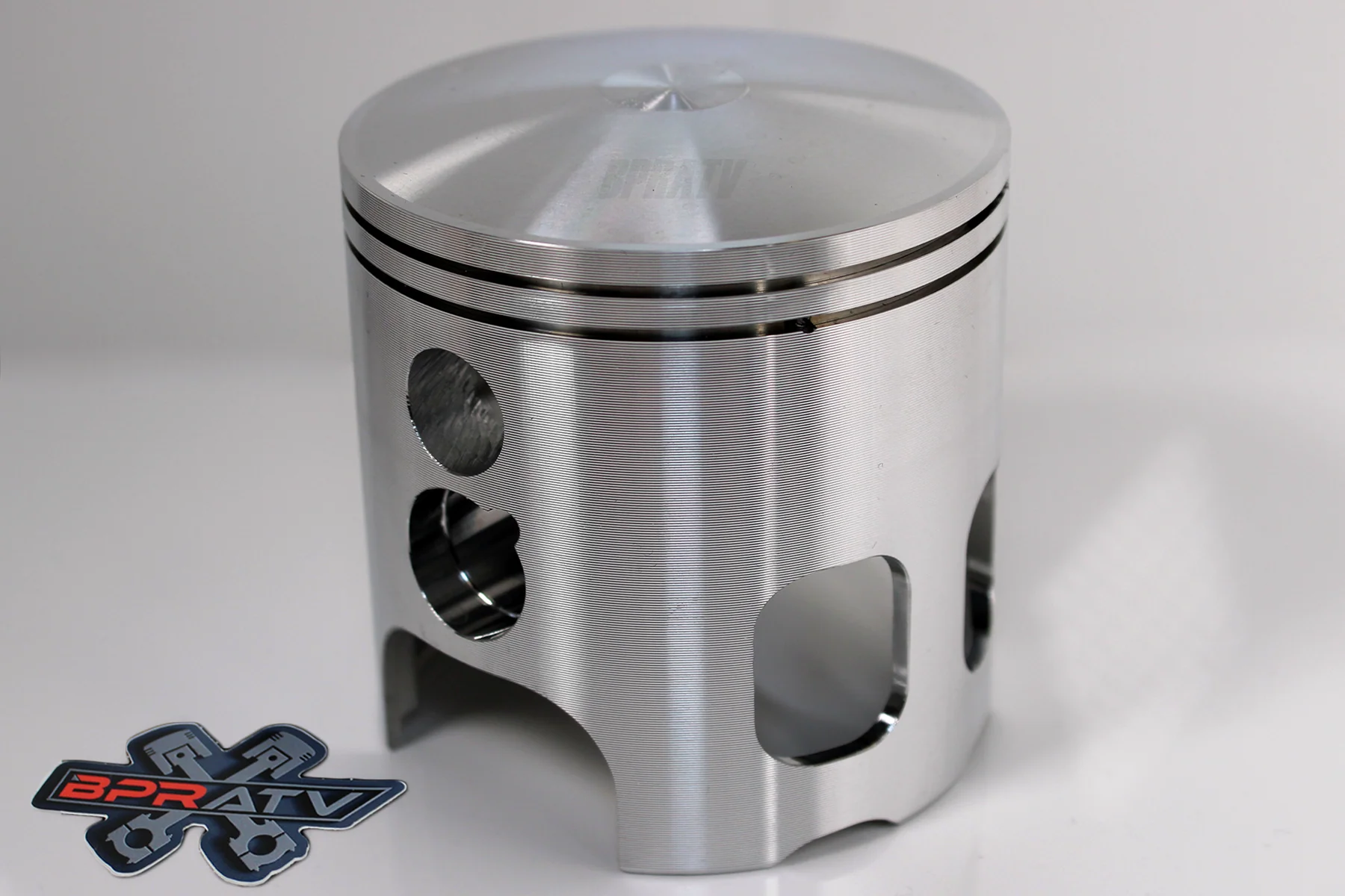 New CP-Carrillo Banshee 350 Forged Pistons 64mm Stock Bore Rings Pins Clips Pair - Image 10